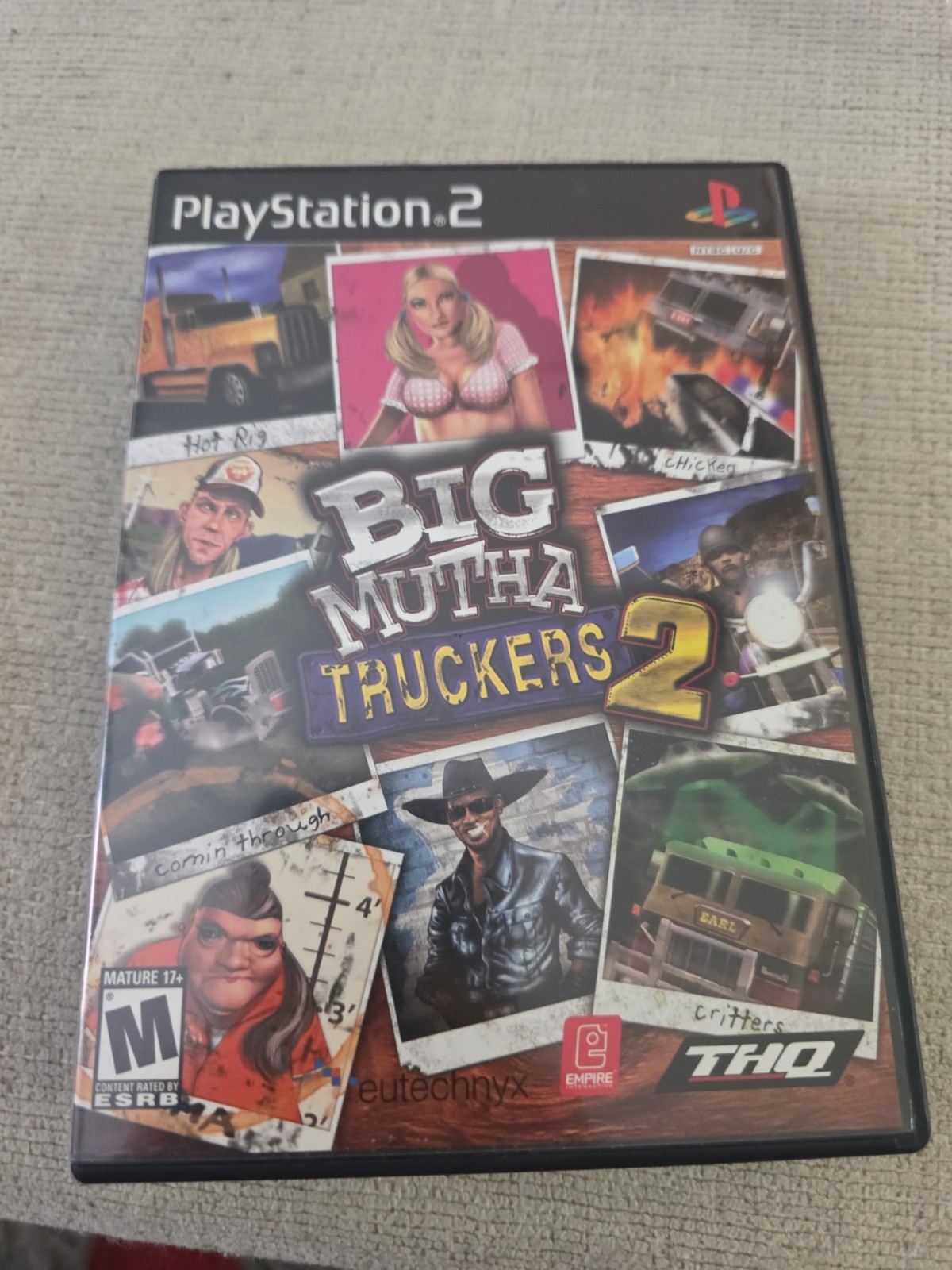 BIG MUTHA TRUCKERS 2 (Sony PlayStation 2 PS2 2003 ) CIB Complete Manual Tested