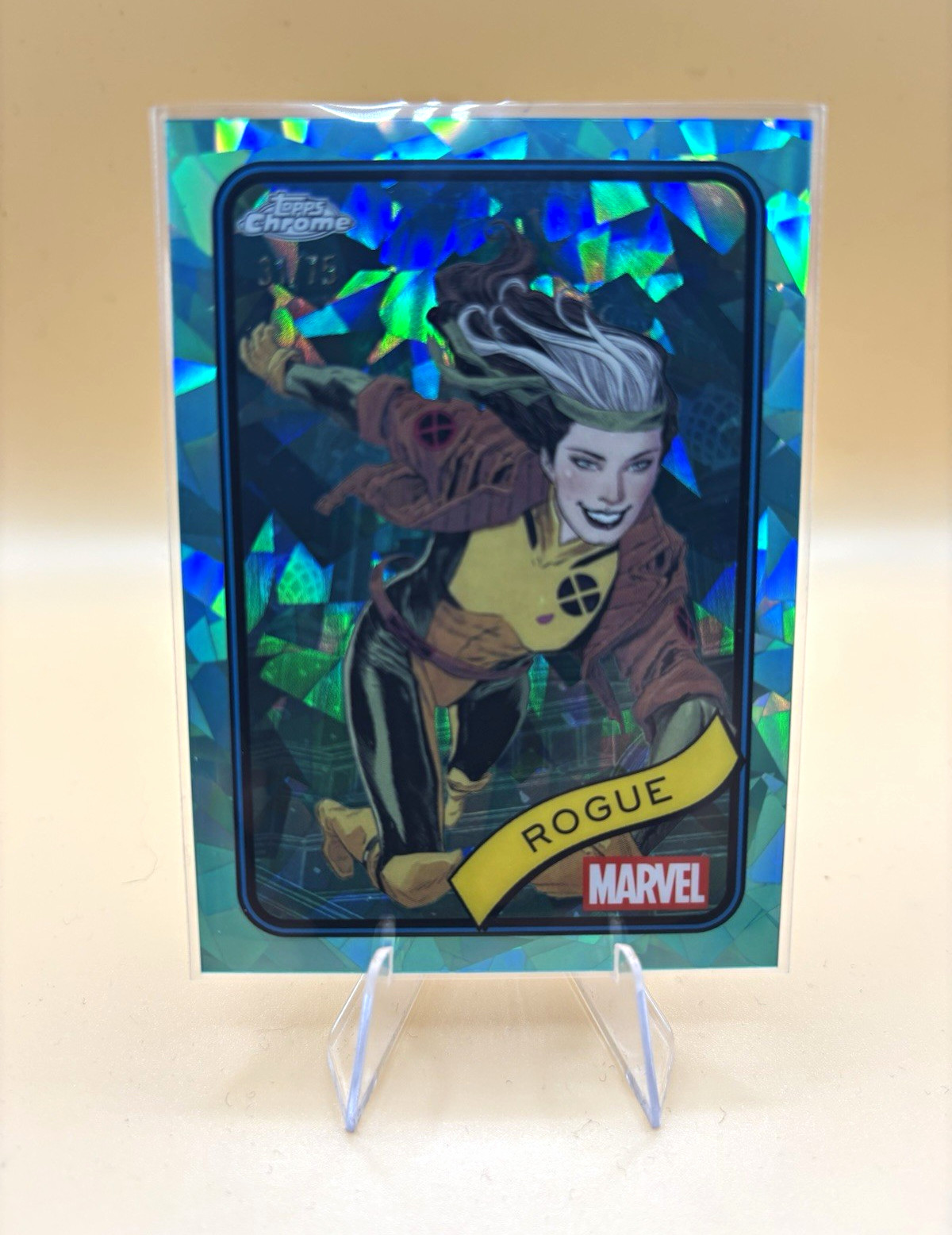 2025 Topps Chrome Marvel Rogue #189 Teal Refractor /75 
