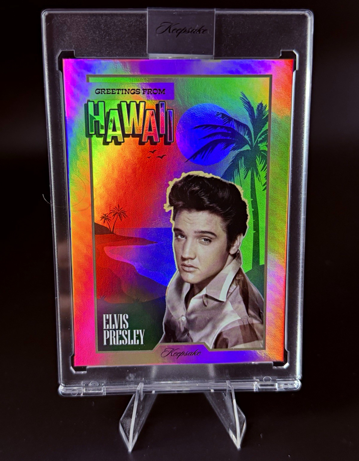 Keepsake 2026 Elvis Presley Greetings from Hawaii #27 1/5 Pink Hologram