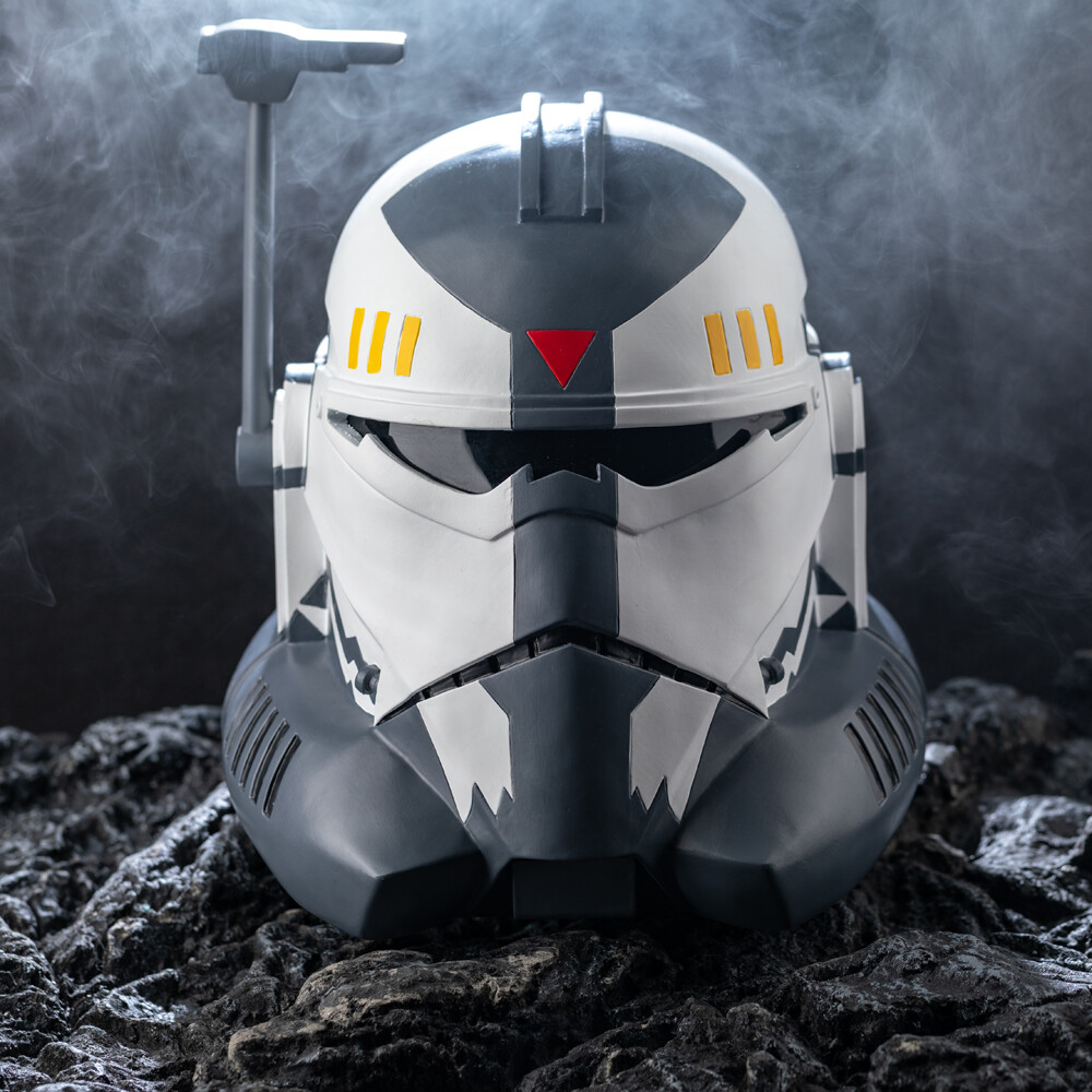 Xcoser Star Wars Commander Wolffe Helmet Cosplay Props Movie Resin Replica Adult