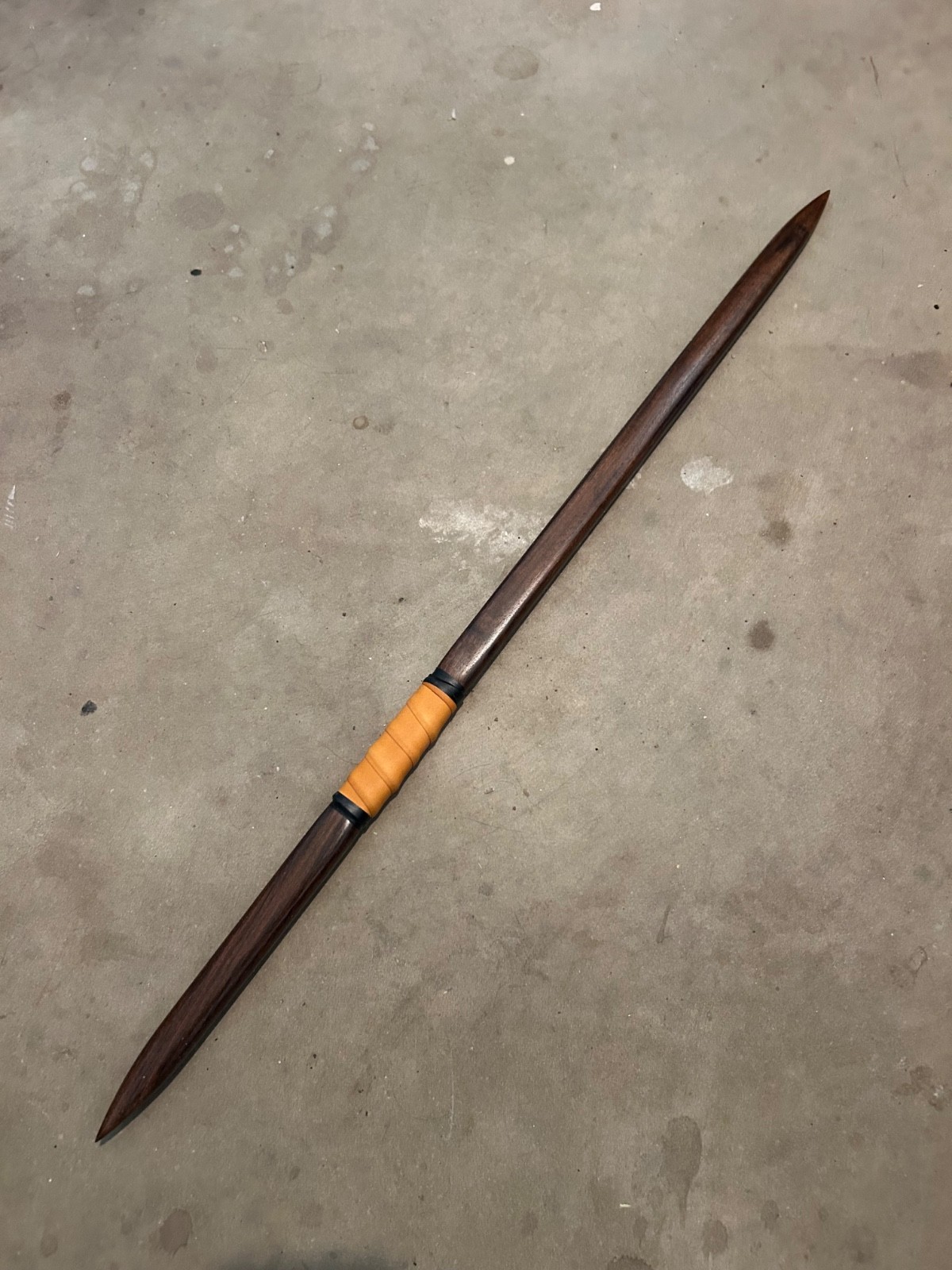 Vampire Killing Hunter Slayer Two-End Wood Wooden Stake Fantasy Weapon, Ipe, 29”