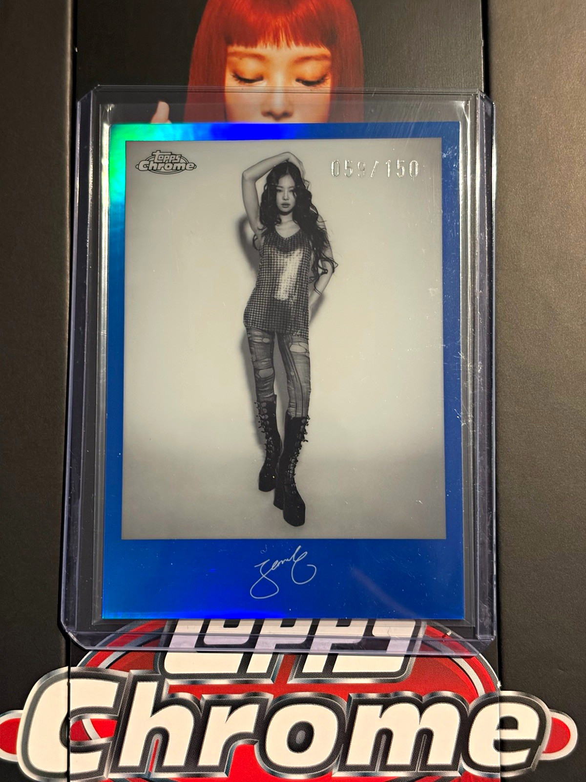 Topps 2026 Topps Chrome Jennie Monochrome Mementos MM2 #059/150 Insert