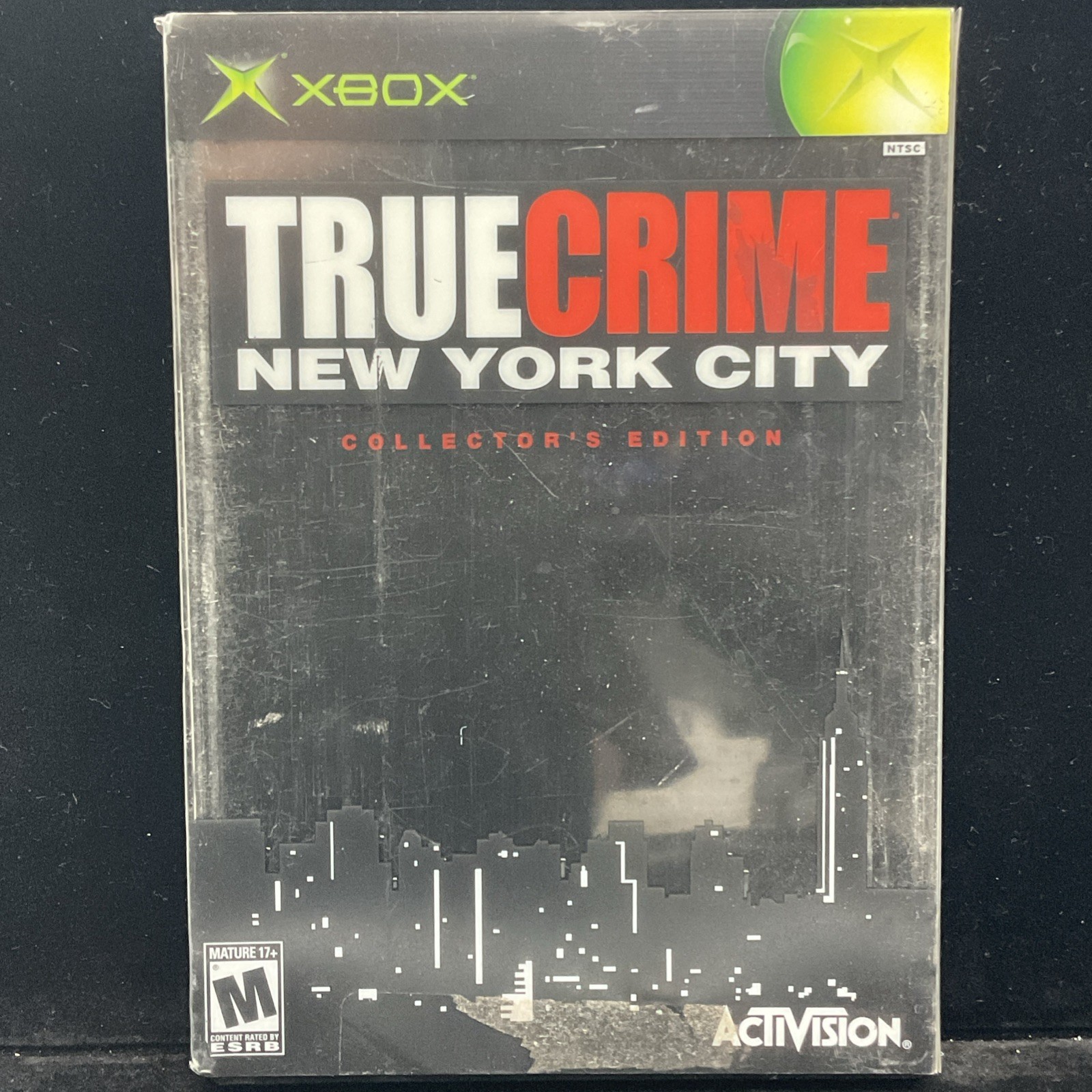 True Crime: New York City Collector's Edition (Xbox) Tested & Working CIB Clean
