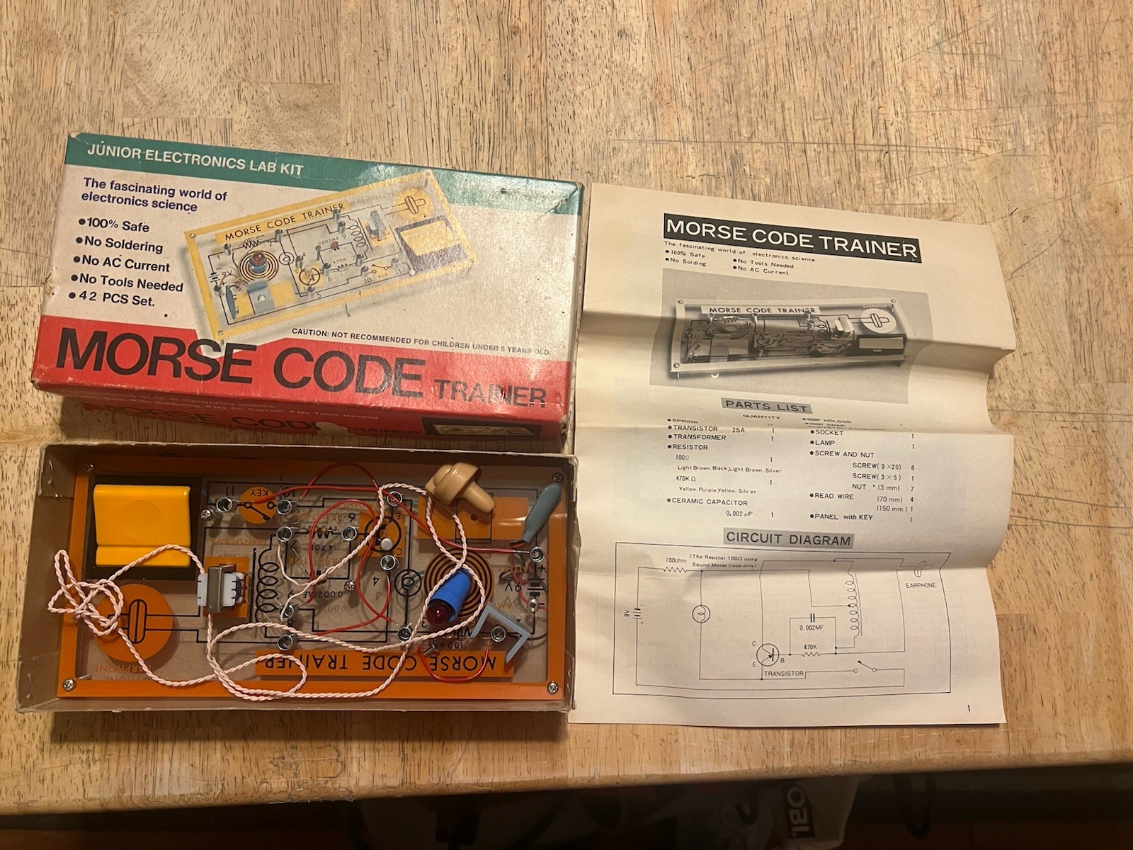 Vintage Official Codemaster Telegraph Morse Code Signal Set