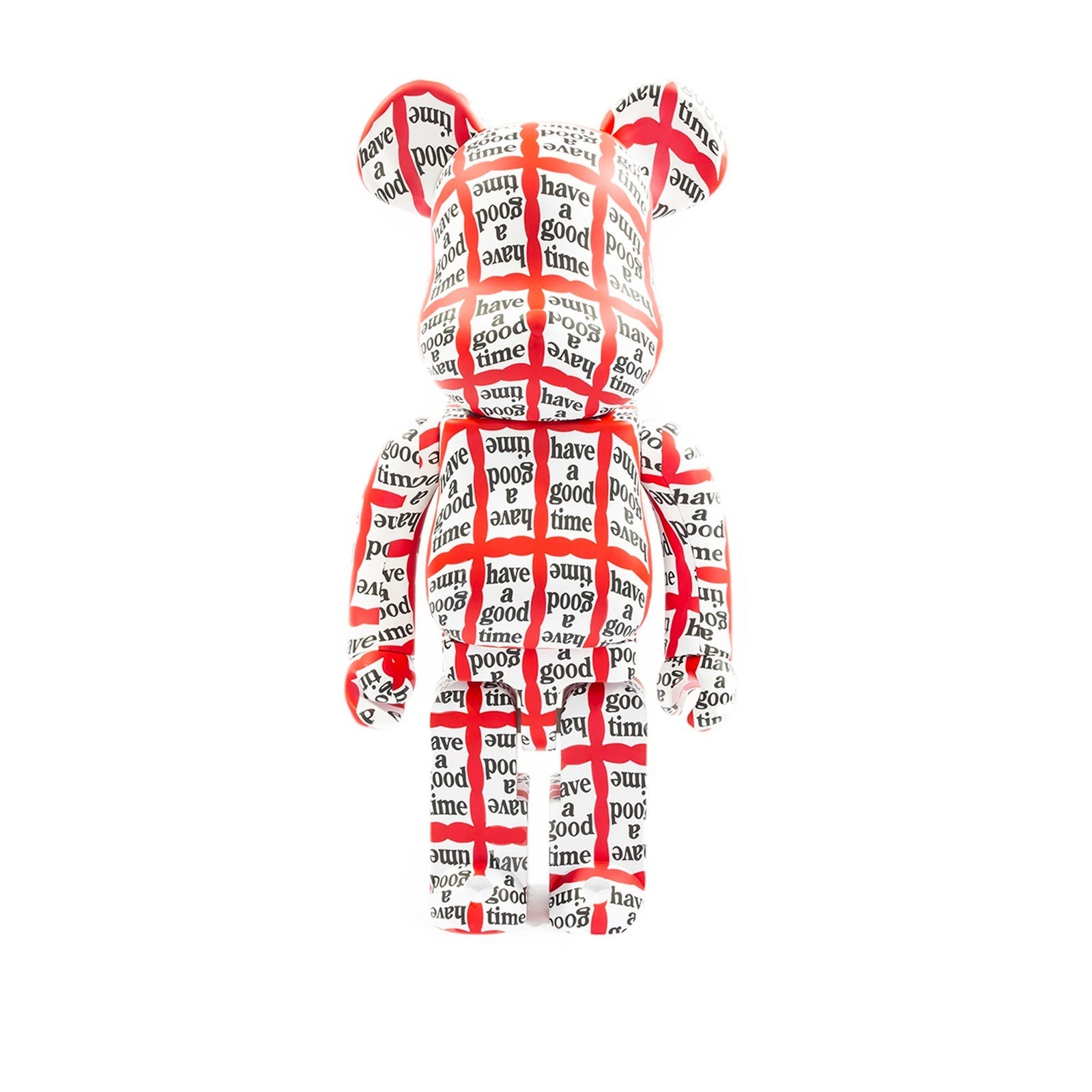 Have A Good Time 1000% Bearbrick Medicom Be@rbrick 2017 Rare Limited White Red