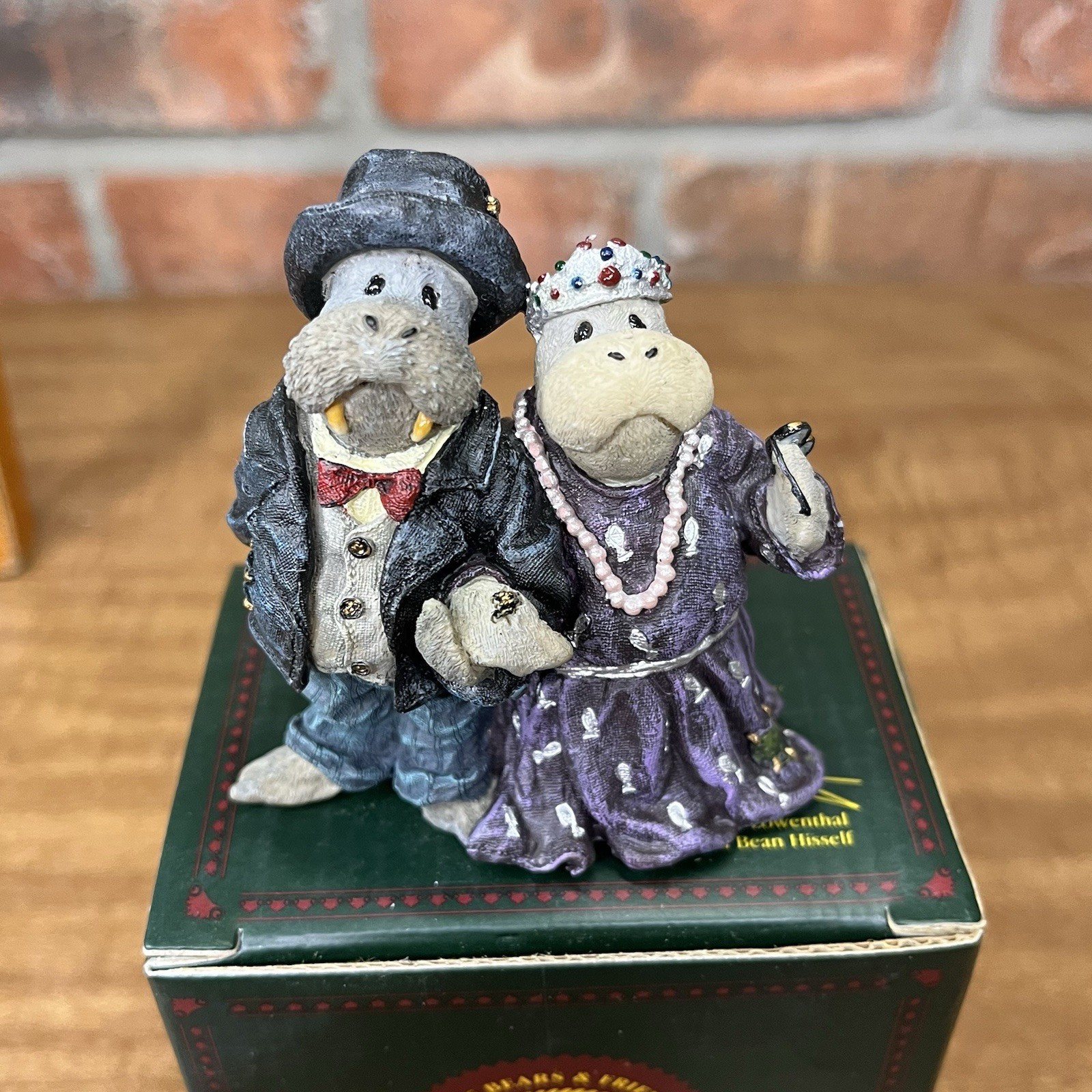 Boyd\'s Bears Sir Wilfred & Bertha High Society Noah Ark Series 4 #2443 Figurine