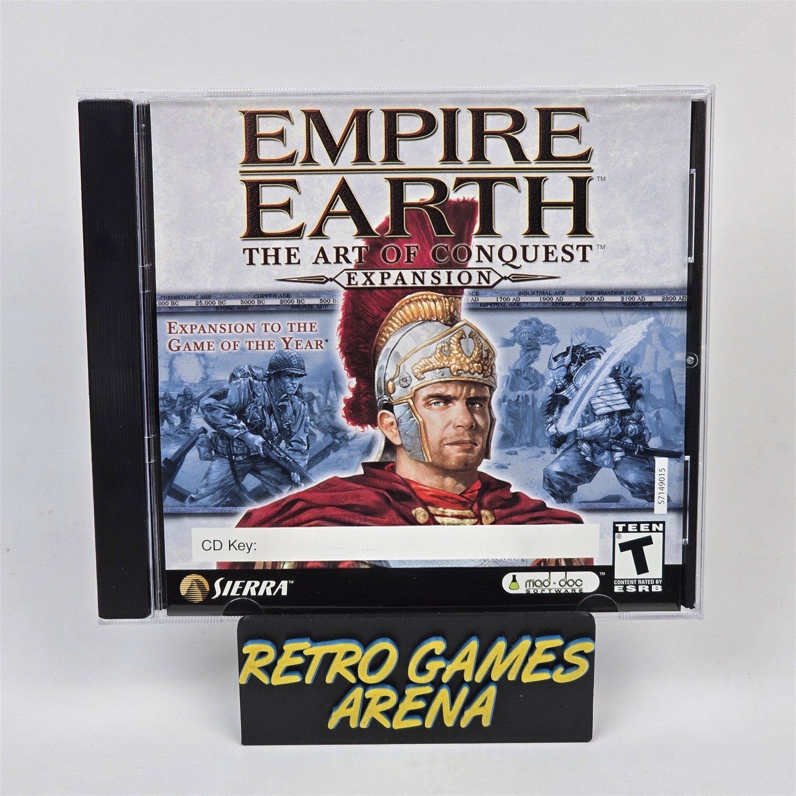 Empire Earth: The Art of Conquest (PC CD-ROM) Jewel CIB COMPLETE