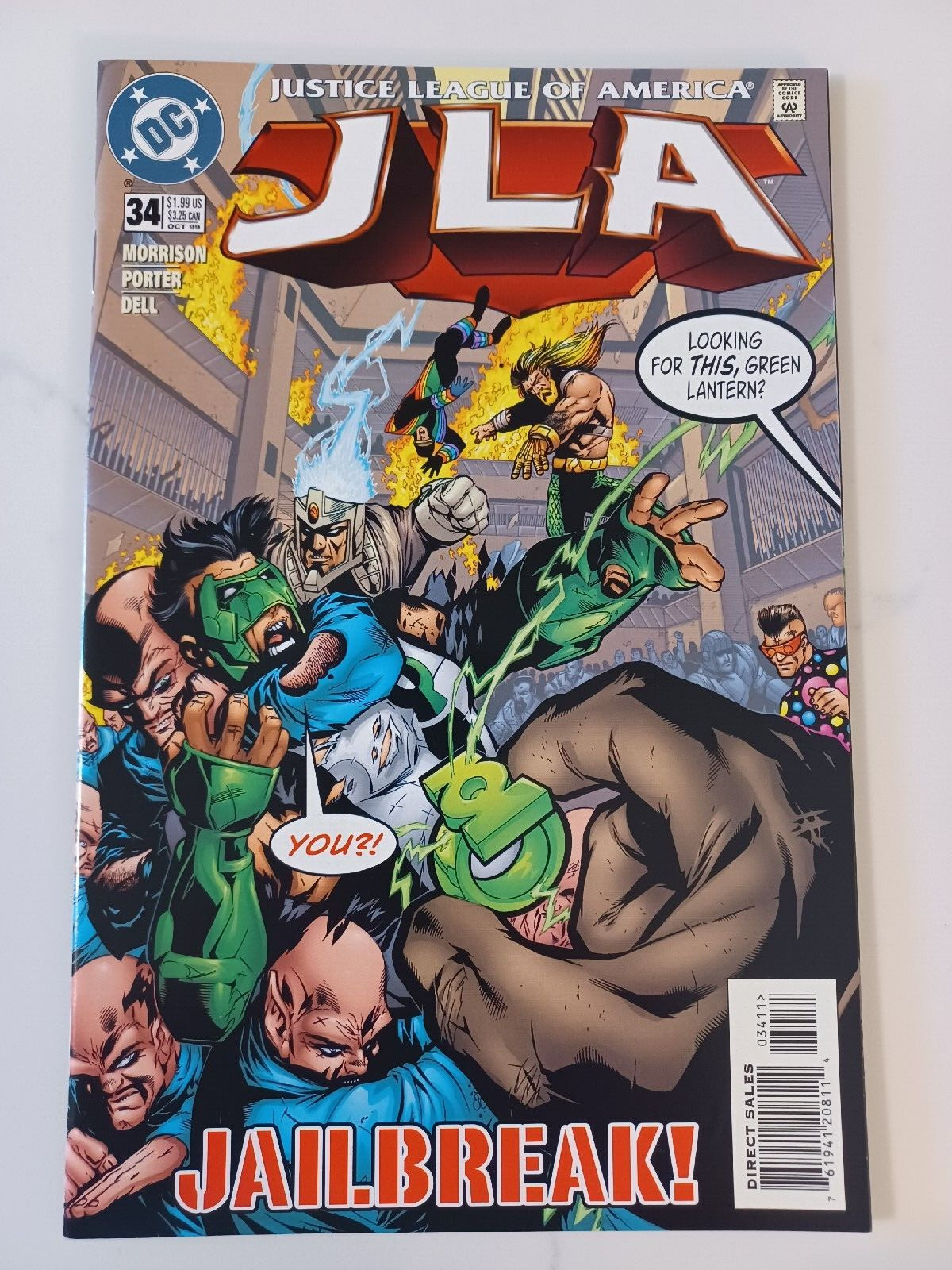 JLA #34, DC Comics, Oct 1999, Justice League of America