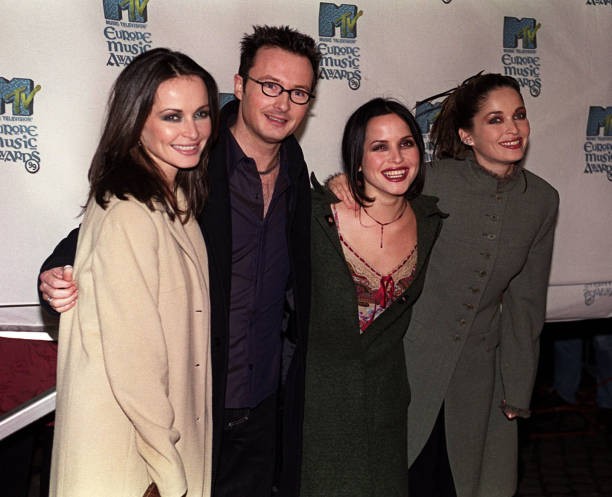 Irish band The Corrs at The Point Dublin for the MTV Europe Music - Old Photo