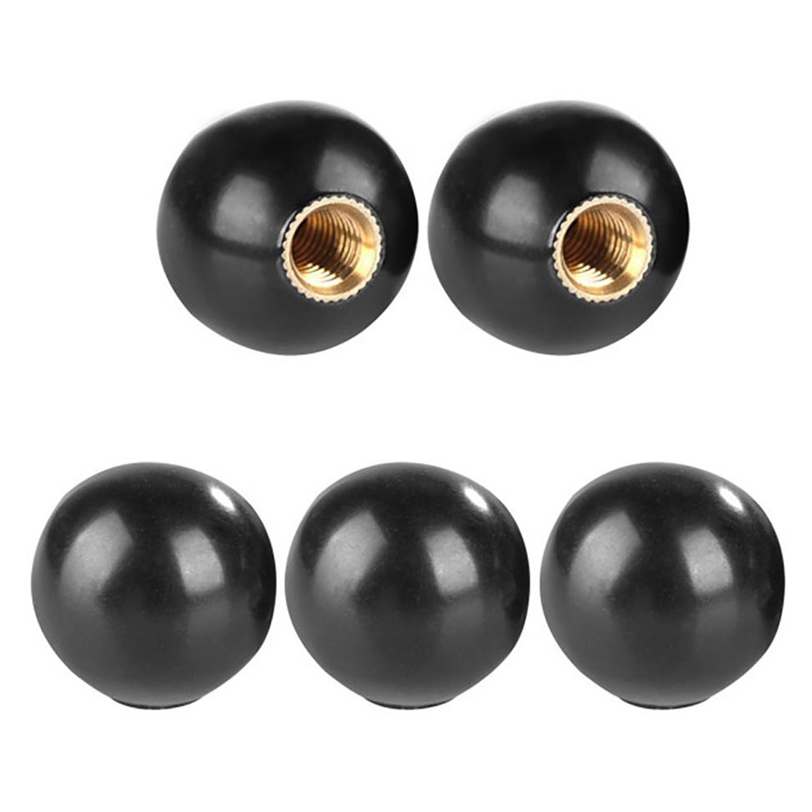 5pcs BM6*20 Round Ball Gear Lever Shift Knob Machine Tool Replace