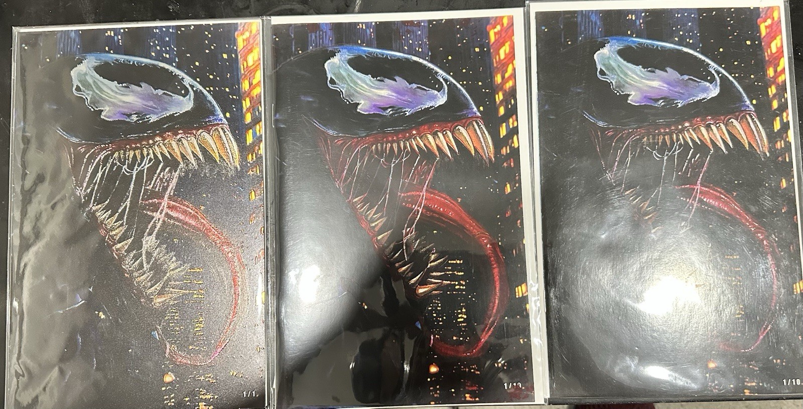 Venom Symbiotic Revenge Set Matching Numbered Copy With CoA.