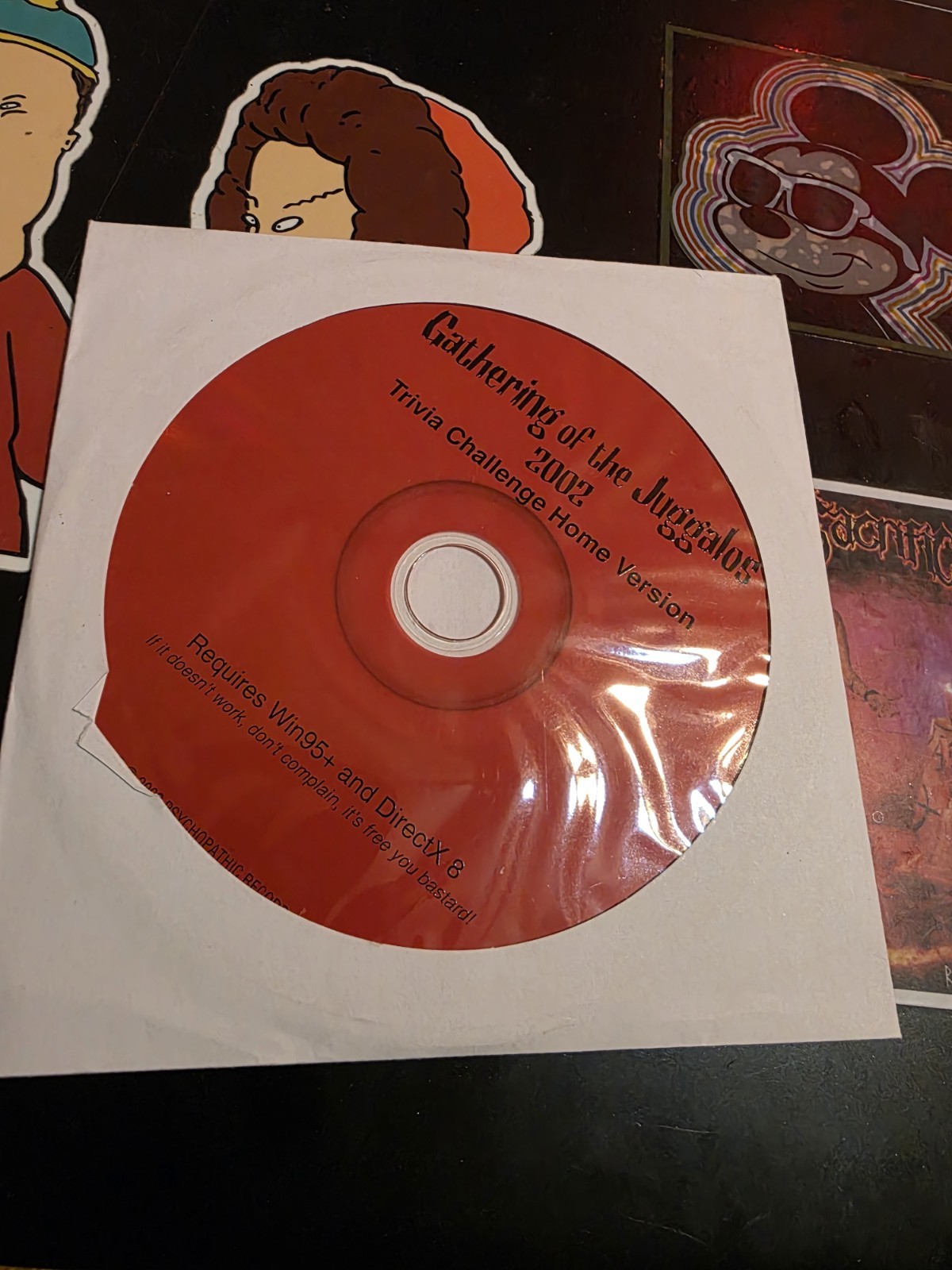 Insane Clown Posse Gathering of the Juggalos 2002 Trivia Challenge ICP PC Rom