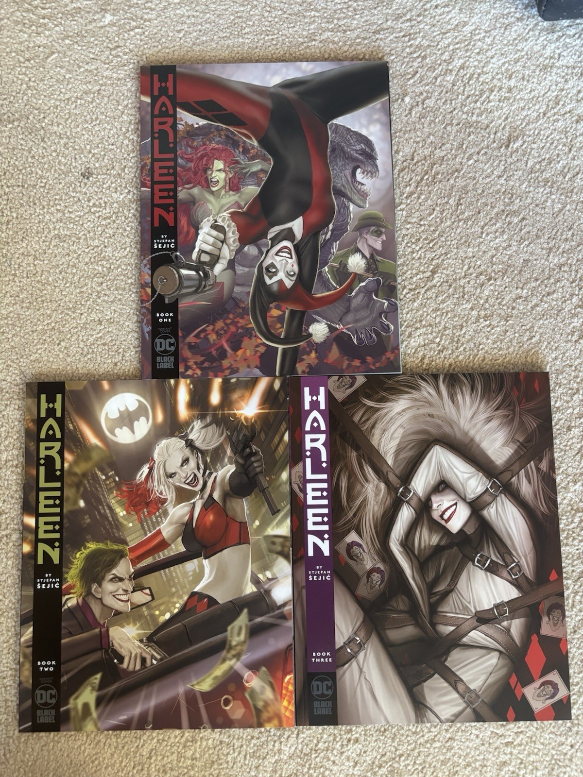 Harleen Comic Books #’s 1-3 All Variants Complete Set DC 2019 NM Harley Quinn