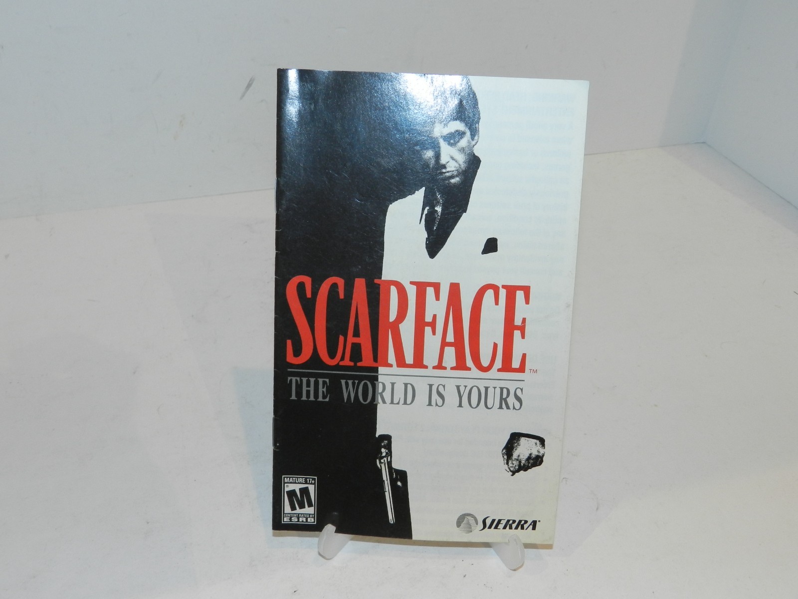 Scarface The World Is Yours Sony Playstation 2 PS2 Game Instructions Manual Only