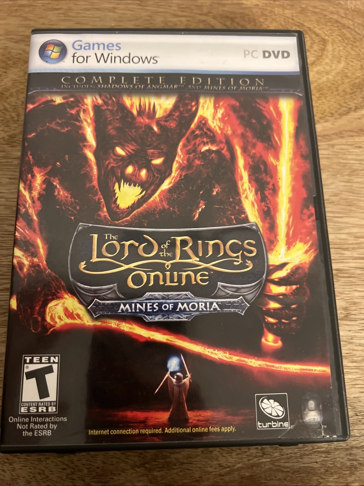 Lord Of The Rings Online Mines Of Moria & Shadows Of Angmar Pc Cd-ROM T-Teen