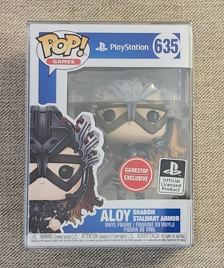 Funko Pop Aloy Shadow Stalwart Armor #635 Play Station GameStop with protector