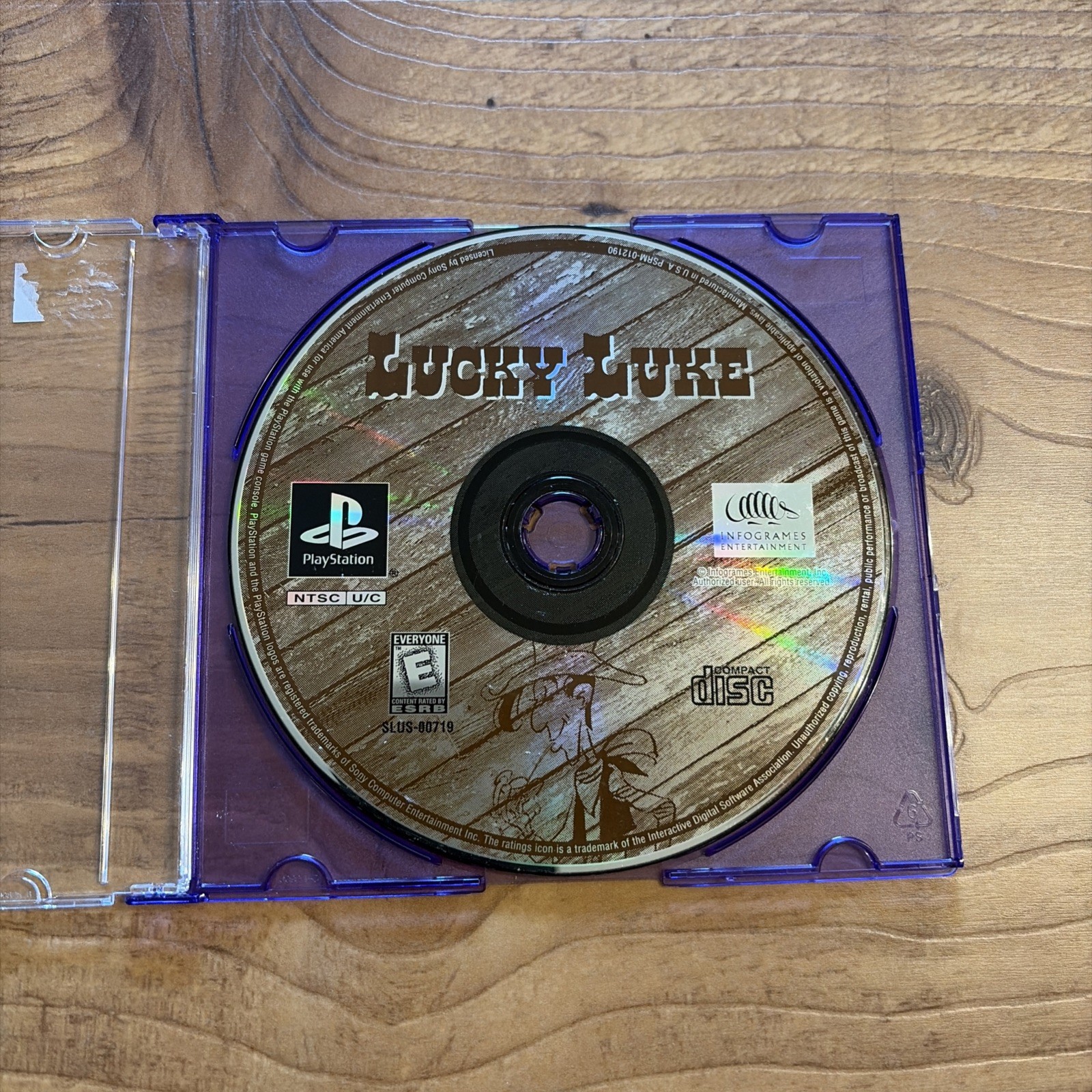 Lucky Luke (Sony PlayStation 1, 1998) Disc Only Ships Secure
