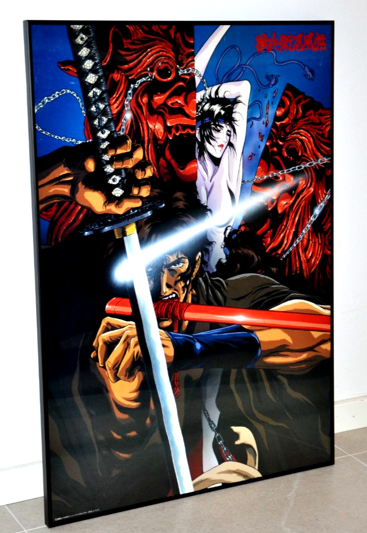 NINJA SCROLL  - Rare Promotional B2 Poster - Ghibli Japan 1993