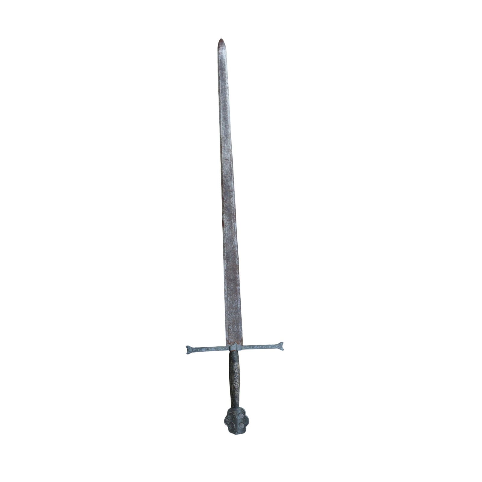 Vintage Medieval Knight Long Sword Spanish Crusader Catholic Monarchs King 47\