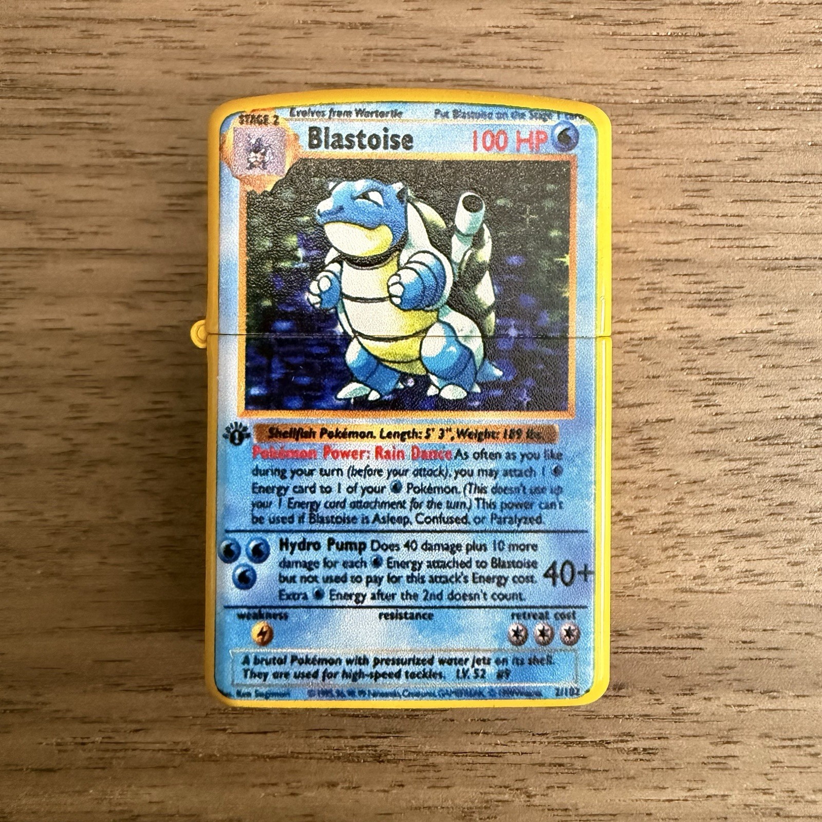 Pokemon Blastoise Wind Resistant Lighter