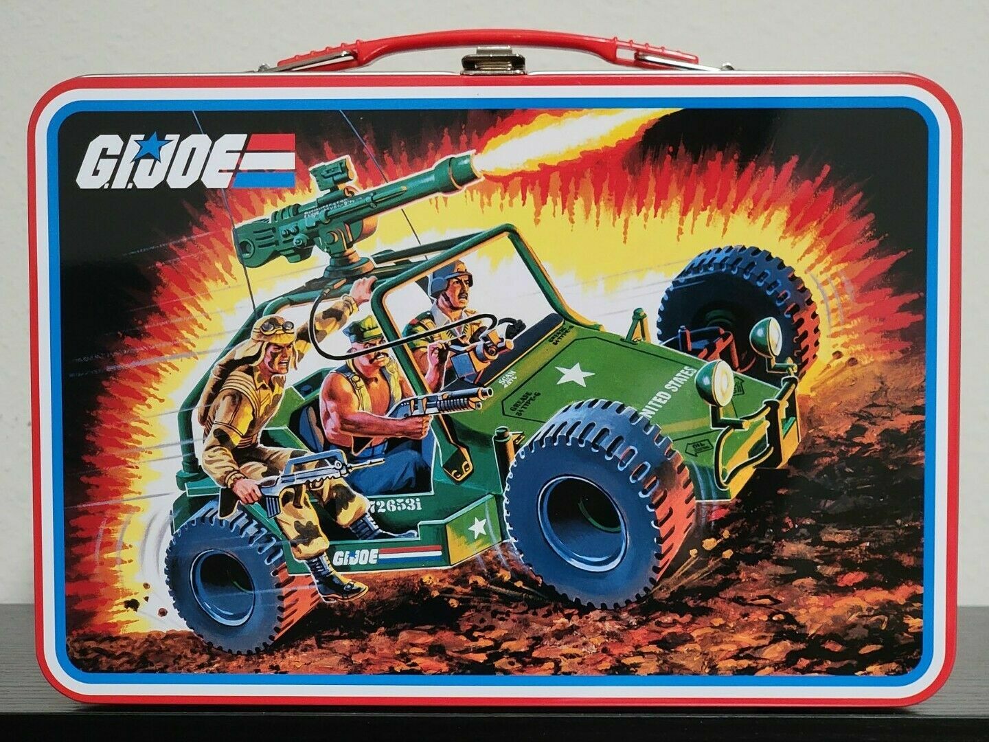 Funko Pop Transformers VS G.I. Joe Tin Lunch Box GameStop Exclusive