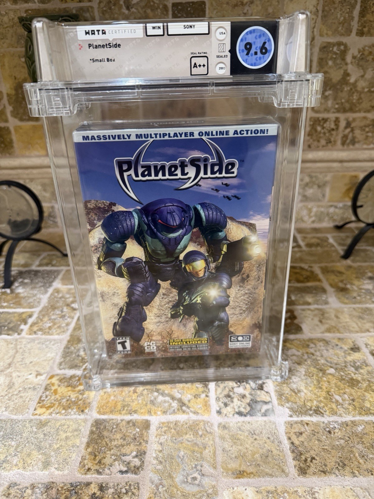 PlanetSide Windows PC CD ROM Sealed New WATA 9.6 A++ Graded Sony SOE