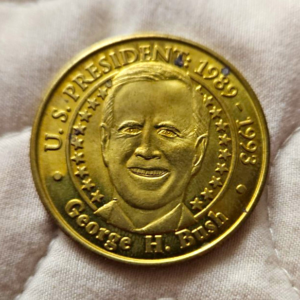 Sunoco 2000 George H. Bush Presidential Coin