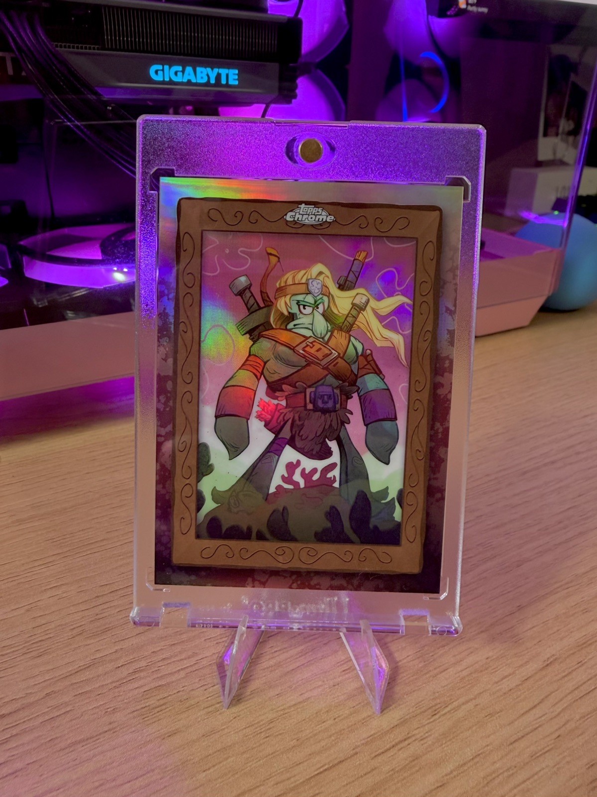 2025 Topps Chrome Spongebob Squidward's Gallery Cam Kendell SG-3