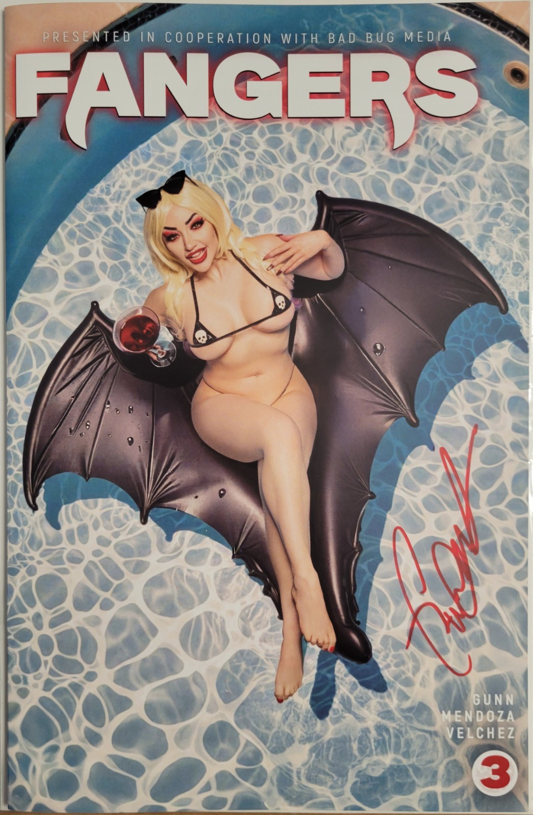 Fangers #3 Dani Divine Cosplay Cover - 2026 - Signed by Garrett Gunn w/COA