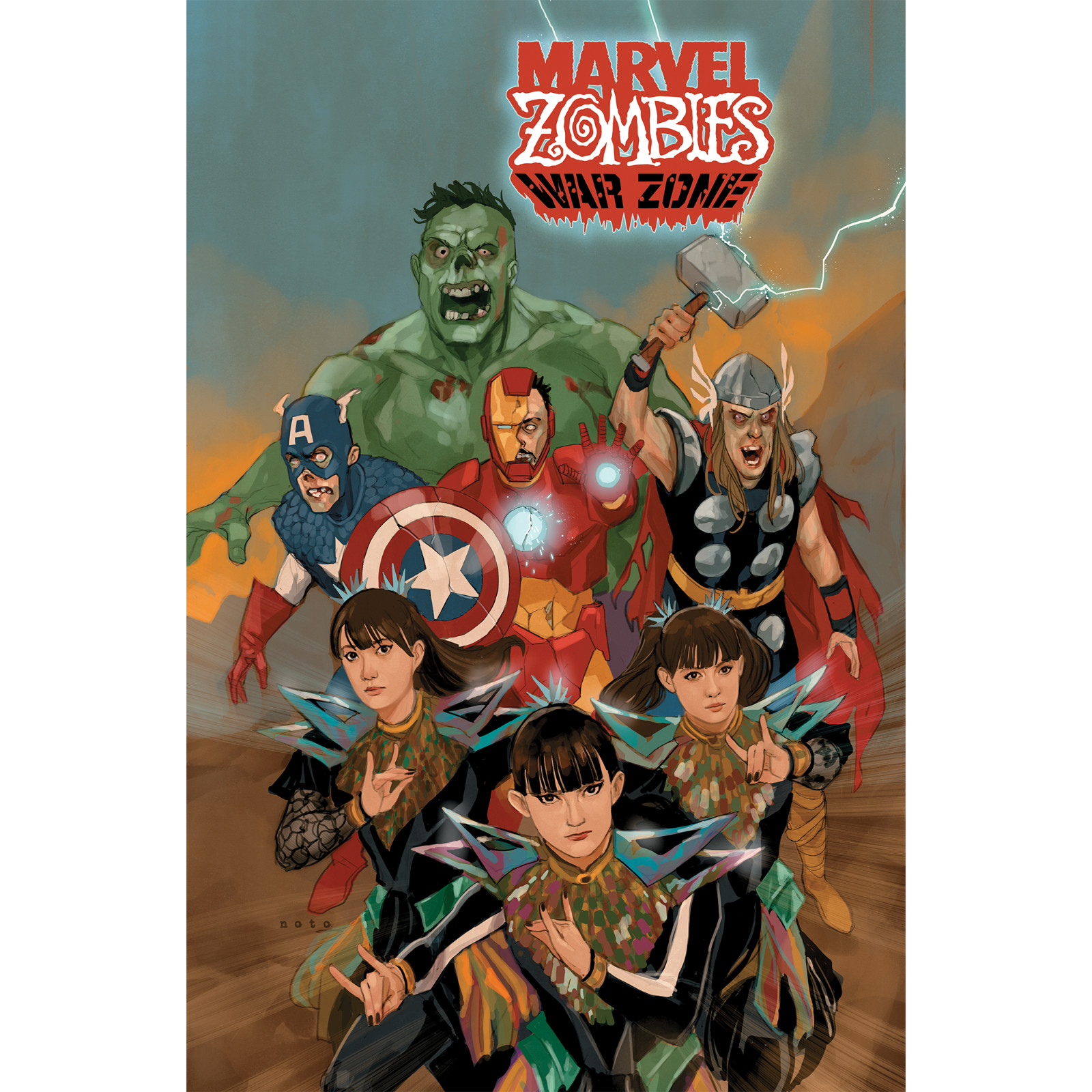 BABYMETAL Edition Marvel Zombies War Zone Comic Noto /3500 PRESALE 10/02