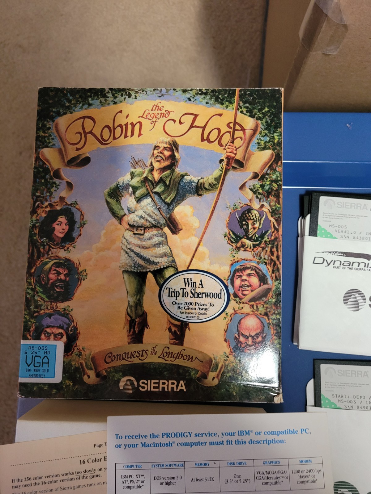 The Legend of Robin Hood - Conquests Of The Longbow Big Box PC