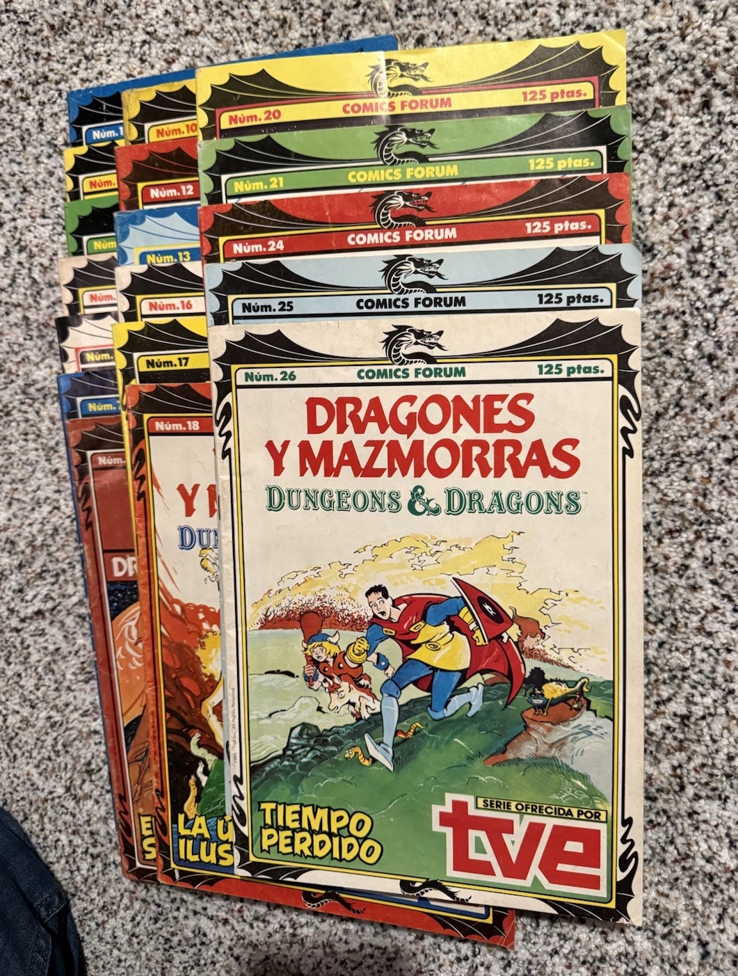 Lot Dungeons & Dragons Comics 1985 - Spanish - Super Rare - Dragones y Mazmorras