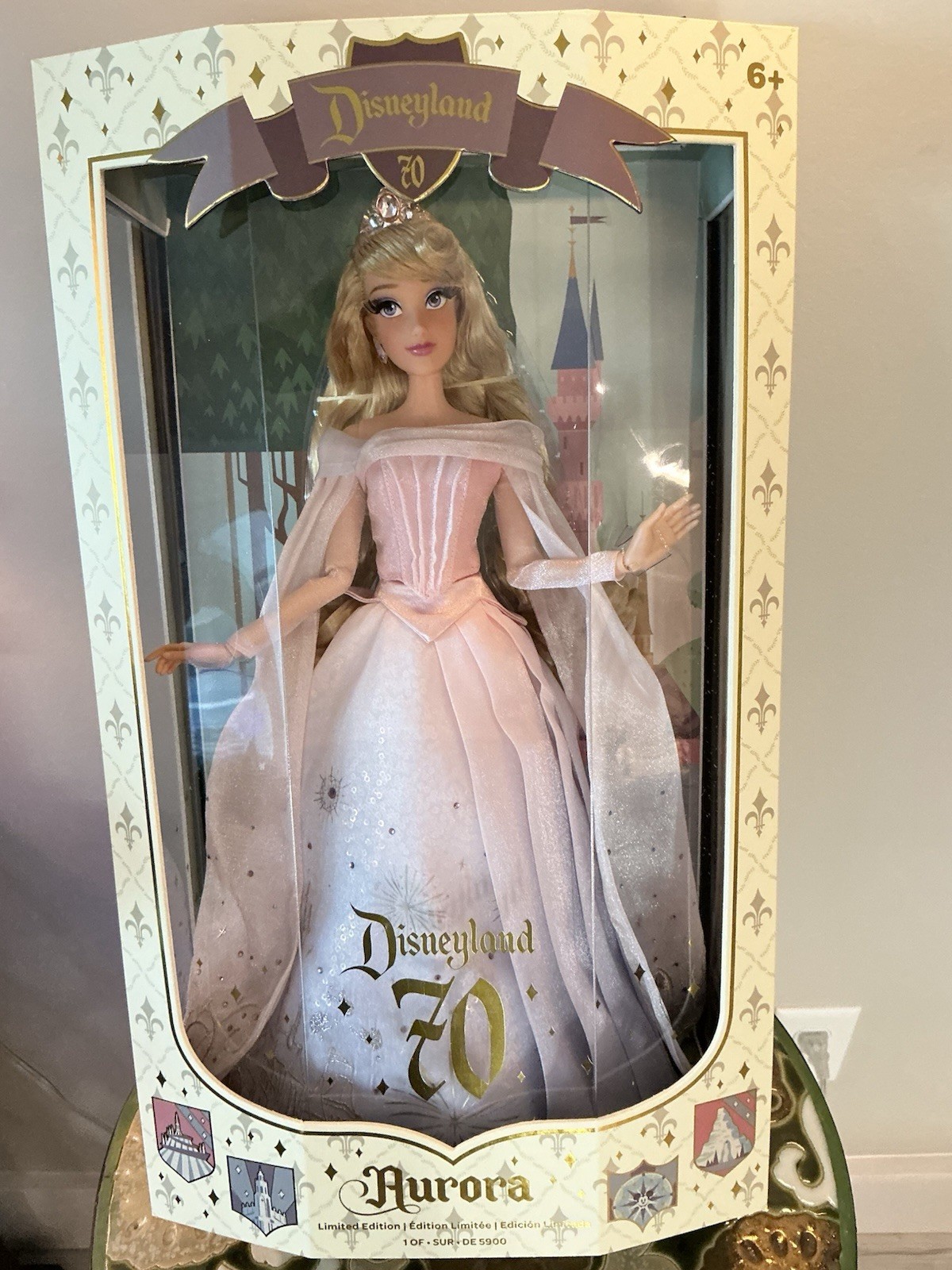 Disneyland 70th Anniversary Aurora Limited Edition Doll New 2025
