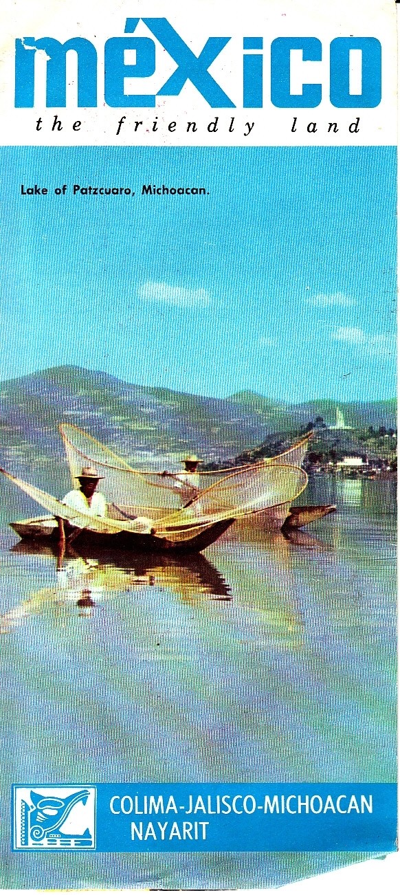 Mexico Colima Jalisco Michoacan Nayarit Vintage Brochure