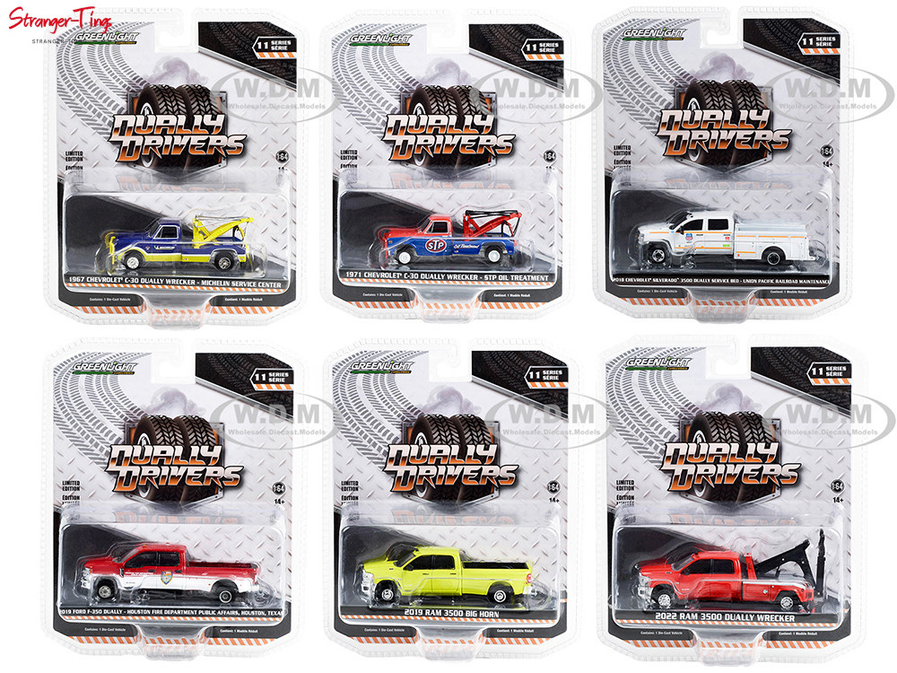 Greenlight 46130 1/64 Dually Drivers Series 13 6 Car set