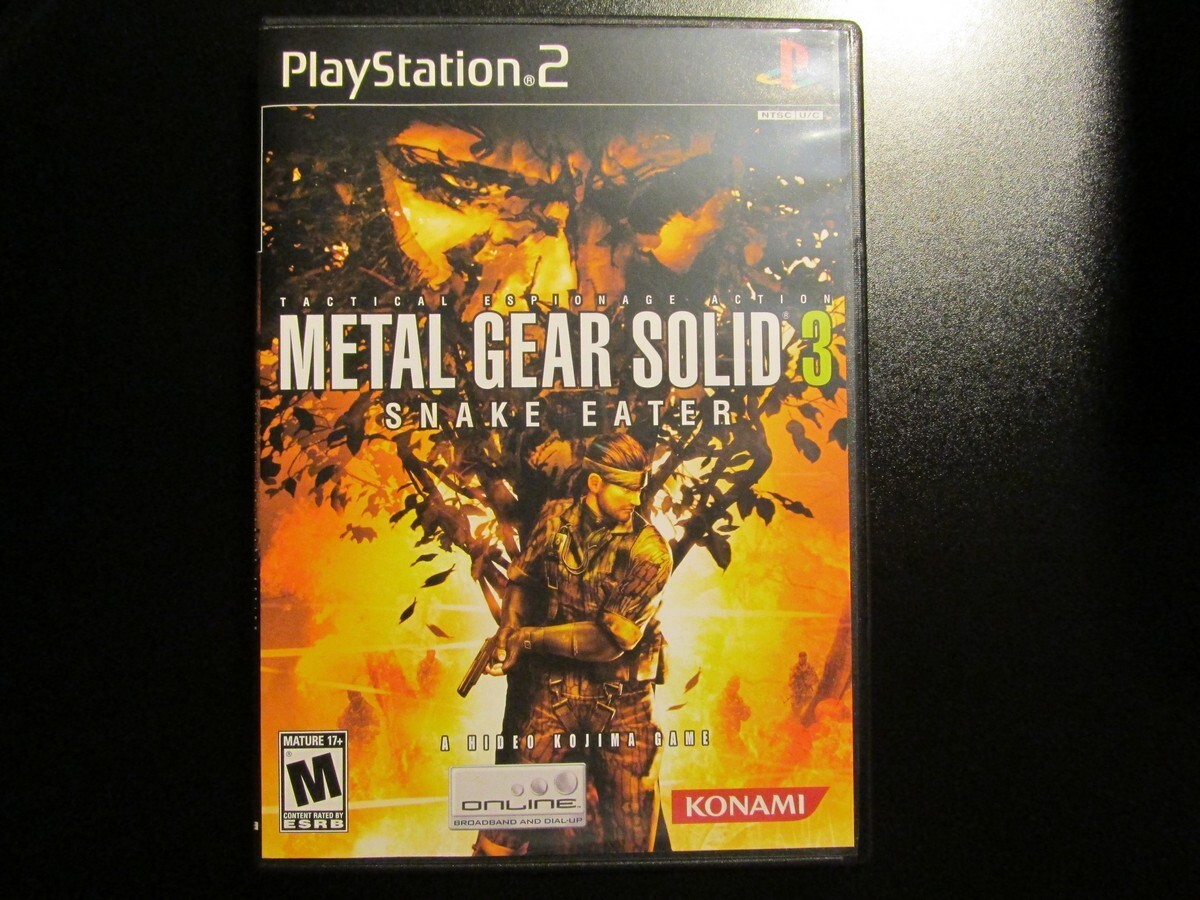 Metal Gear Solid 3 Snake Eater (SONY PlayStation 2 2004)  COMPLETE PRISTINE MINT