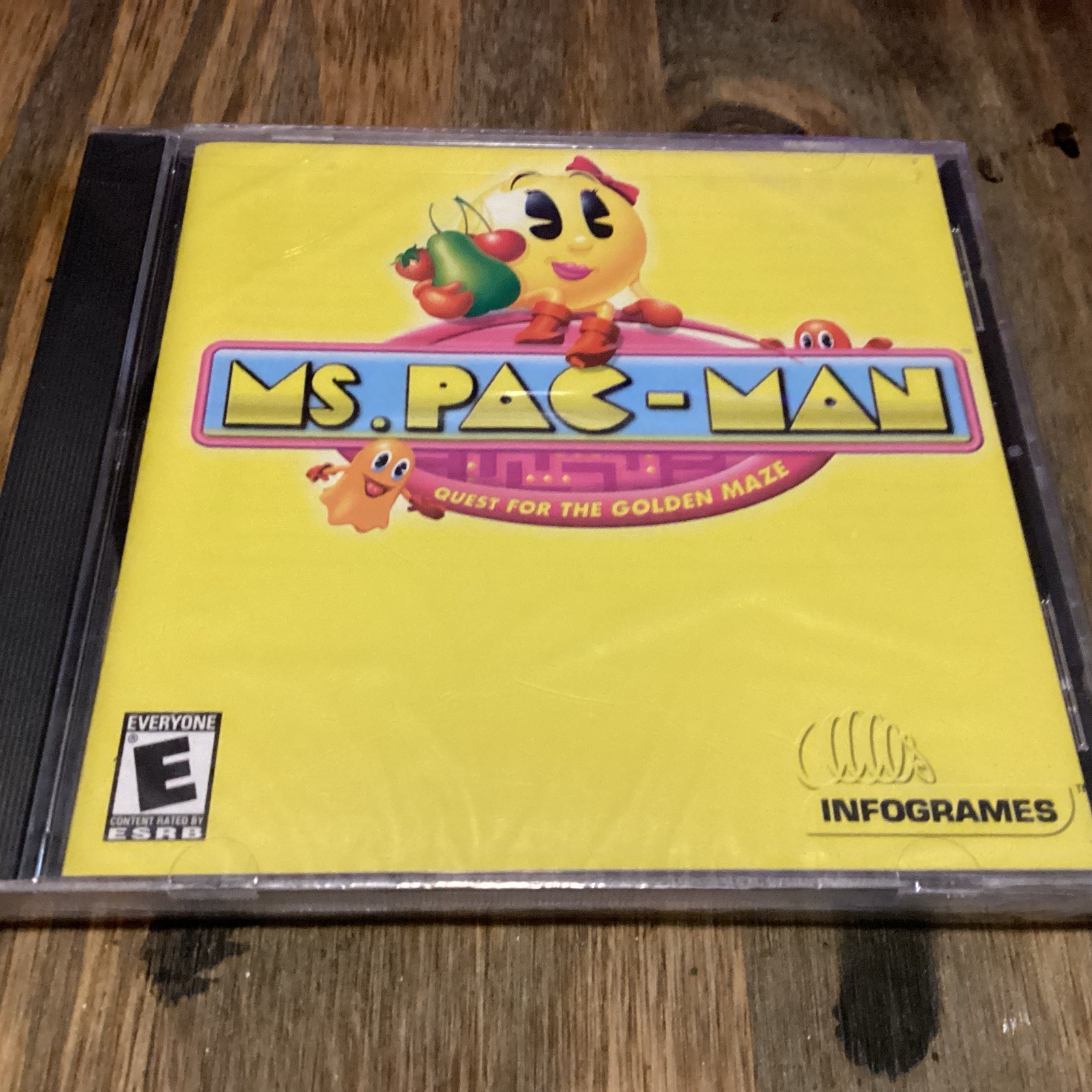 Ms. Pac Man Quest for the Golden Maze PC 2001 CD-ROM Game Factory Sealed