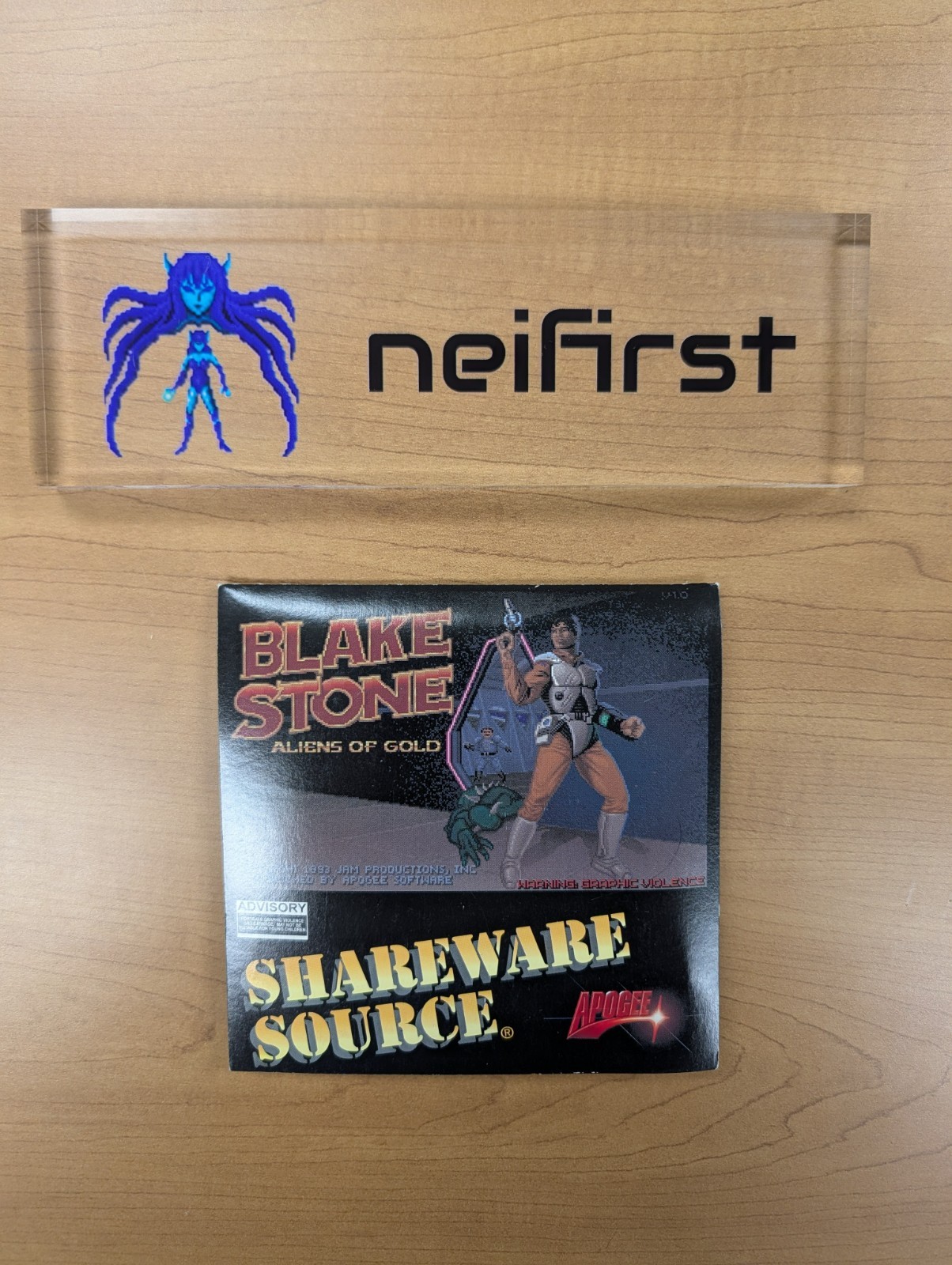 BLAKE STONE: ALIENS OF GOLD (Apogee, MS-DOS, 1993, Shareware, 3.5