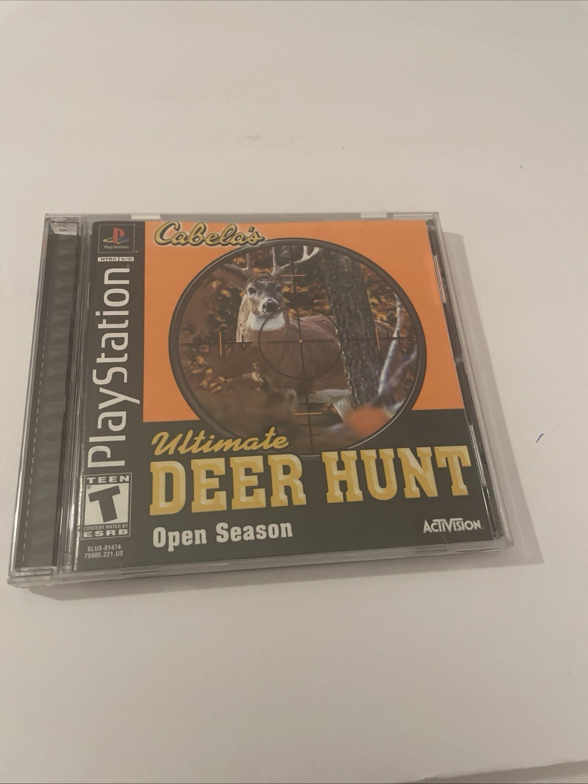 Cabela's Ultimate Deer Hunt PlayStation 1 Open Season Game W/ Manual Tested PS1