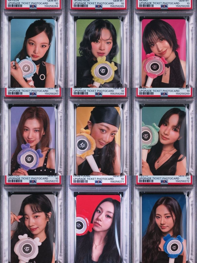 PSA10 Consecutive Numbers TWICE THIS IS FOR Upgrade Bonus Photocard