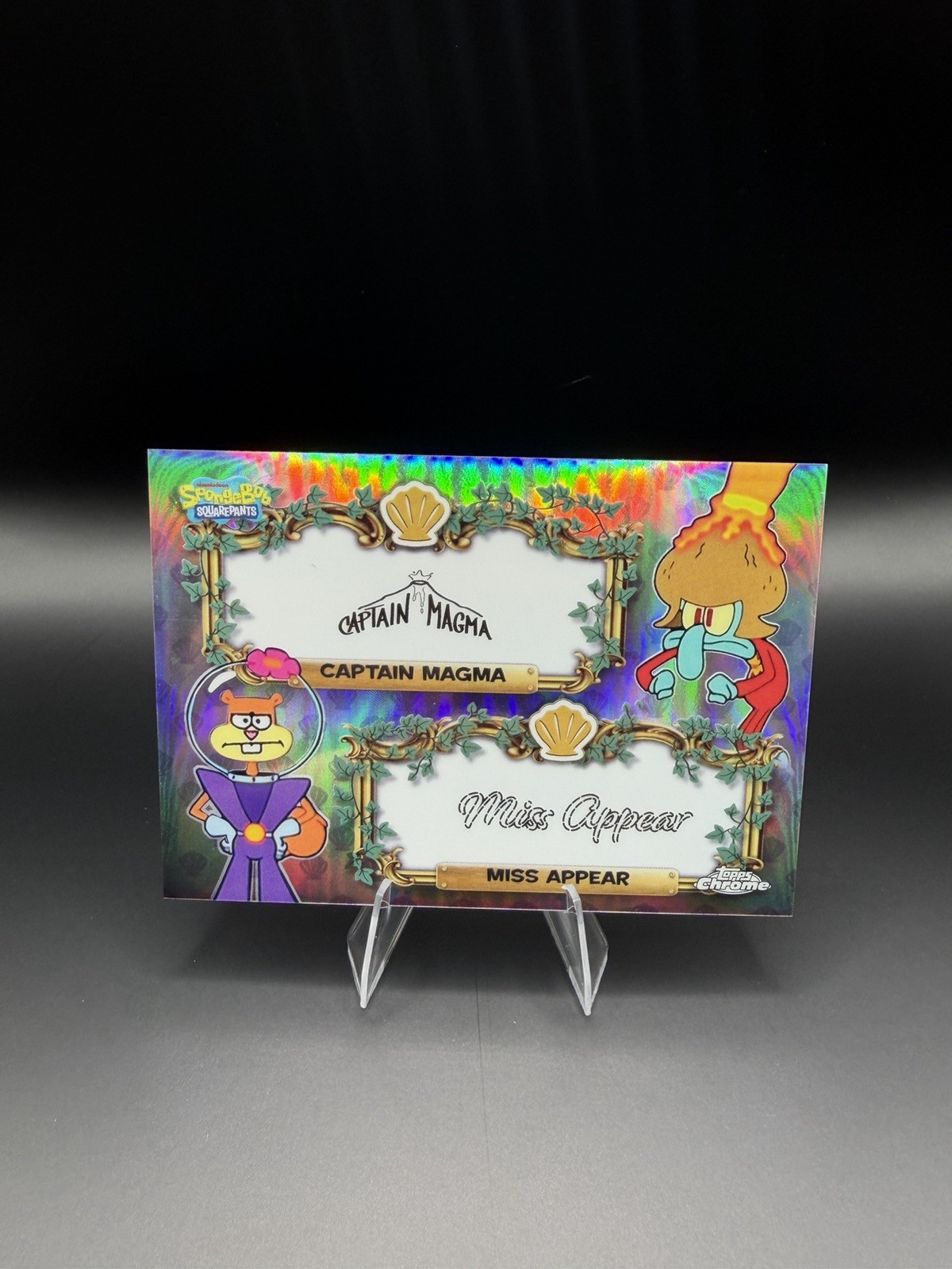 Topps Chrome SpongeBob SquarePants Dual VIP Miss Appear/captain Magma