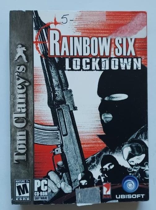 Tom Clancy\'s RAINBOW SIX LOCKDOWN (2006; 5 PC DVD-ROMs Video Game Plus Booklet)