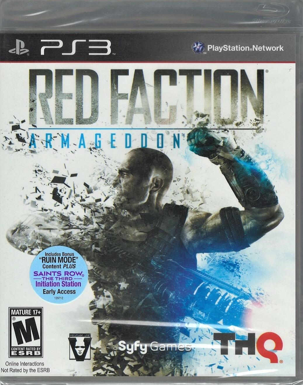 Red Faction Armageddon PS3 (Brand New Factory Sealed US Version) Playstation 3