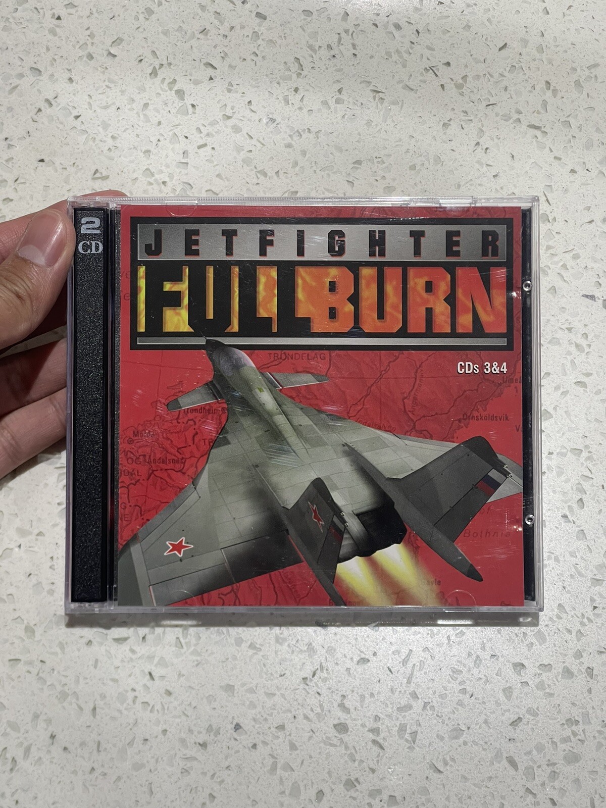 Jetfighter Full Burn  PC 1998 Game Windows CD 3 & 4 FAST SHIPPING