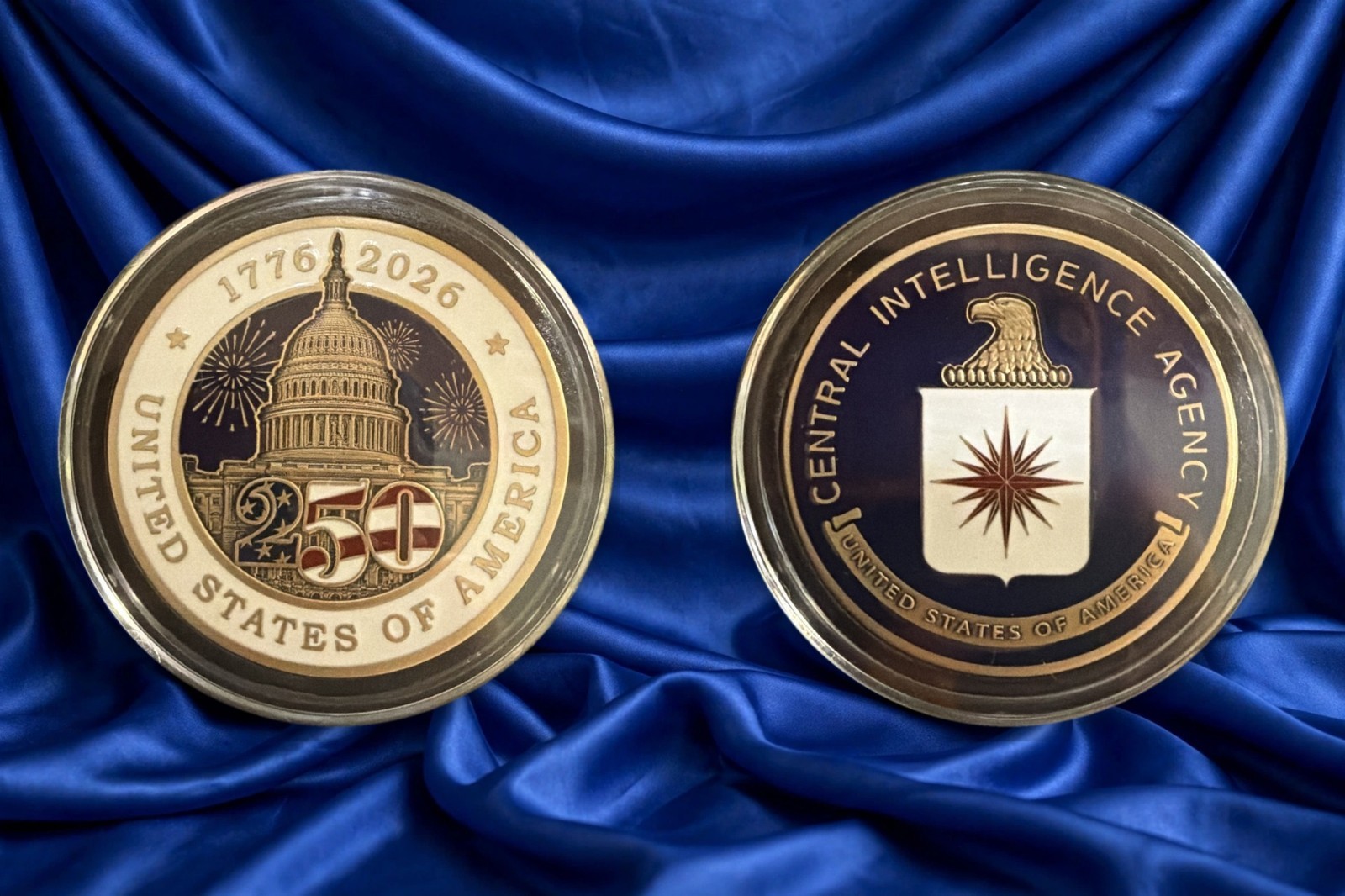 CIA America's 250th Anniversary Coin (1776-2026) Semiquincentennial