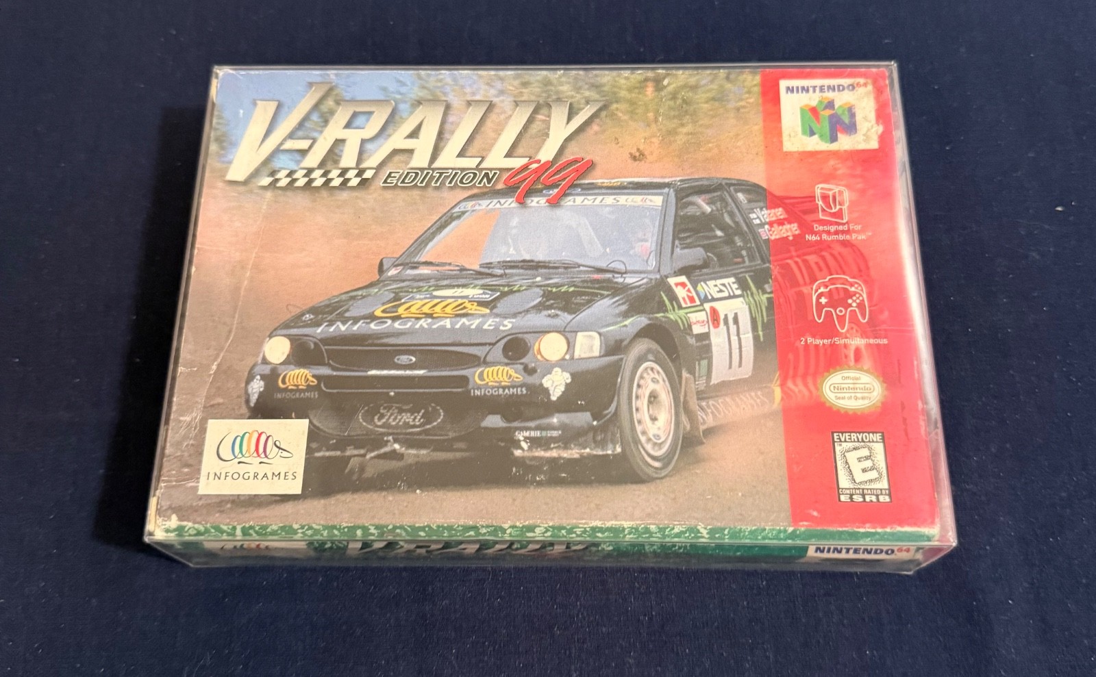 V-Rally Edition 99 Nintendo 64 N64 Box & Cartridge Only Tested Working