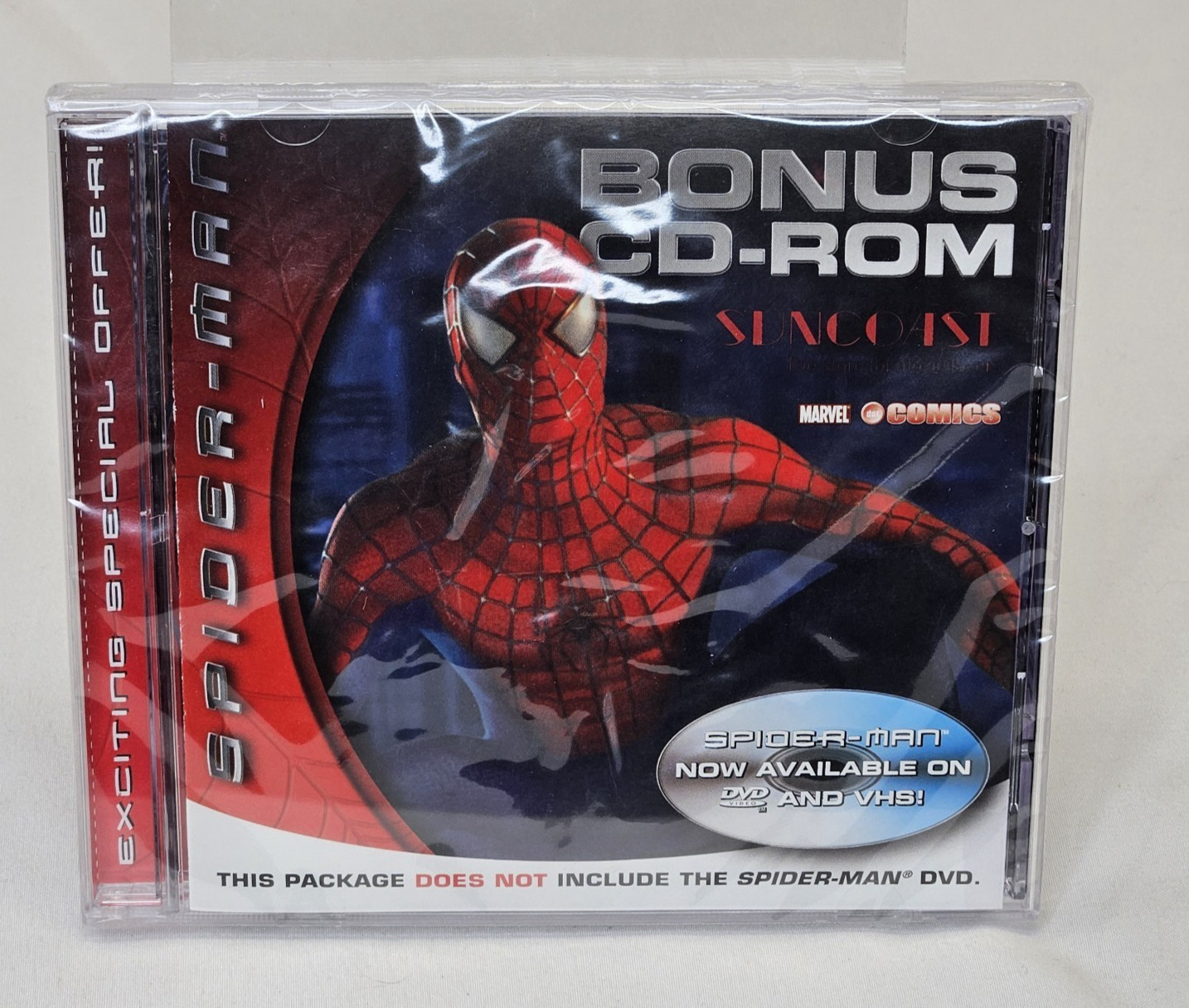 Spiderman Bonus CD-ROM Marvel Comics 2002 Suncoast Sealed Brand New