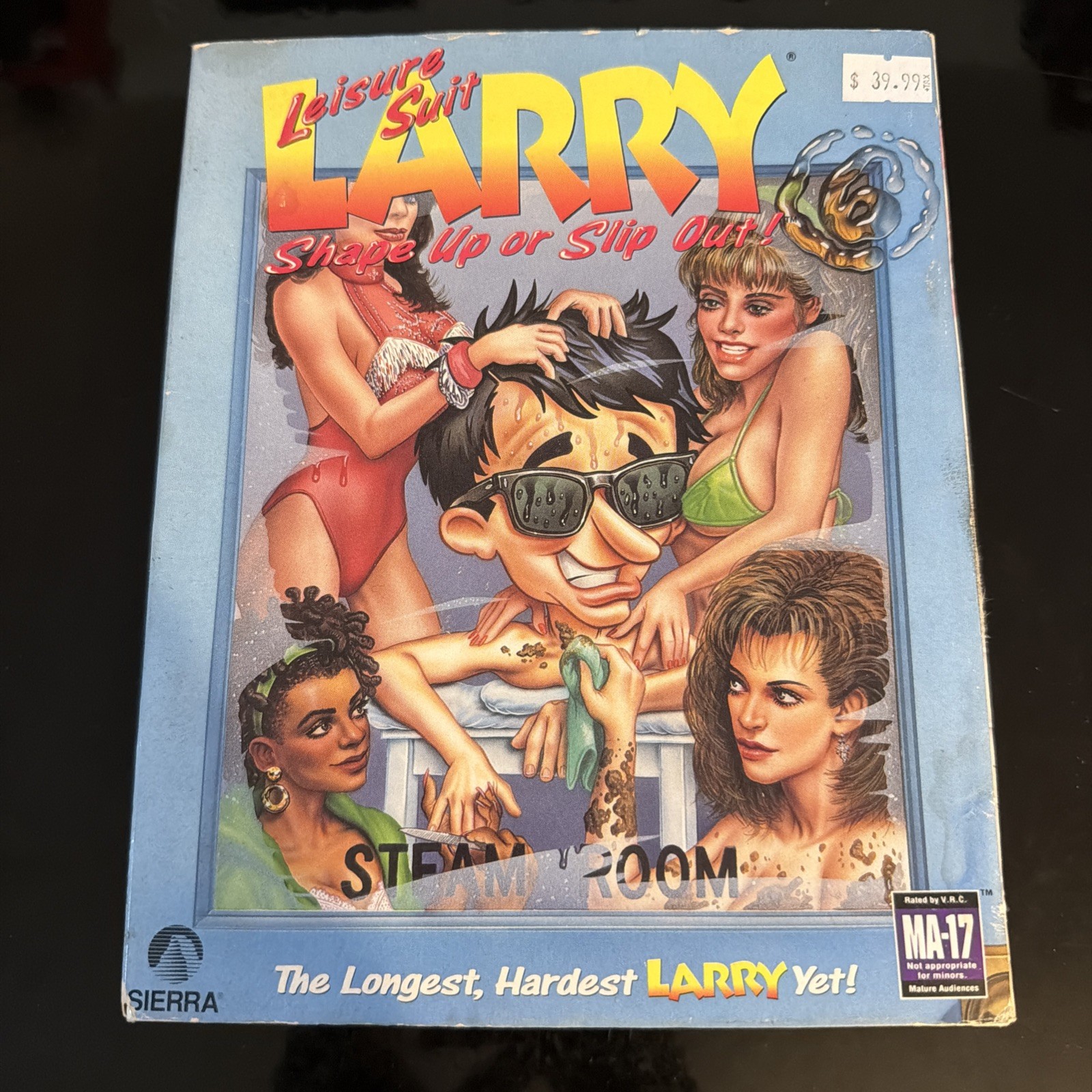 Leisure Suit Larry 6 Shape Up or Slip Out Macintosh Color 1993 Sierra 3.5 Incomp