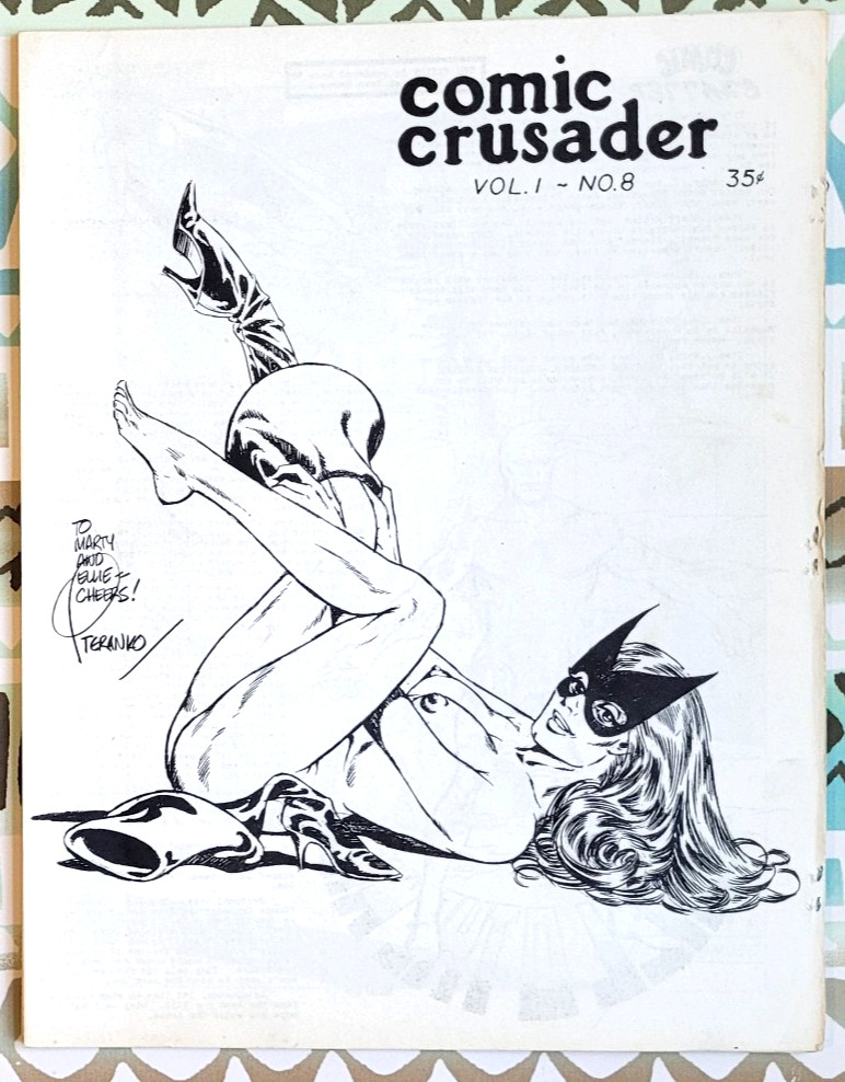 COMIC CRUSADER #8 Fanzine~ DITKO~STERANKO~Don NEWTON~Wendy PINI~1969