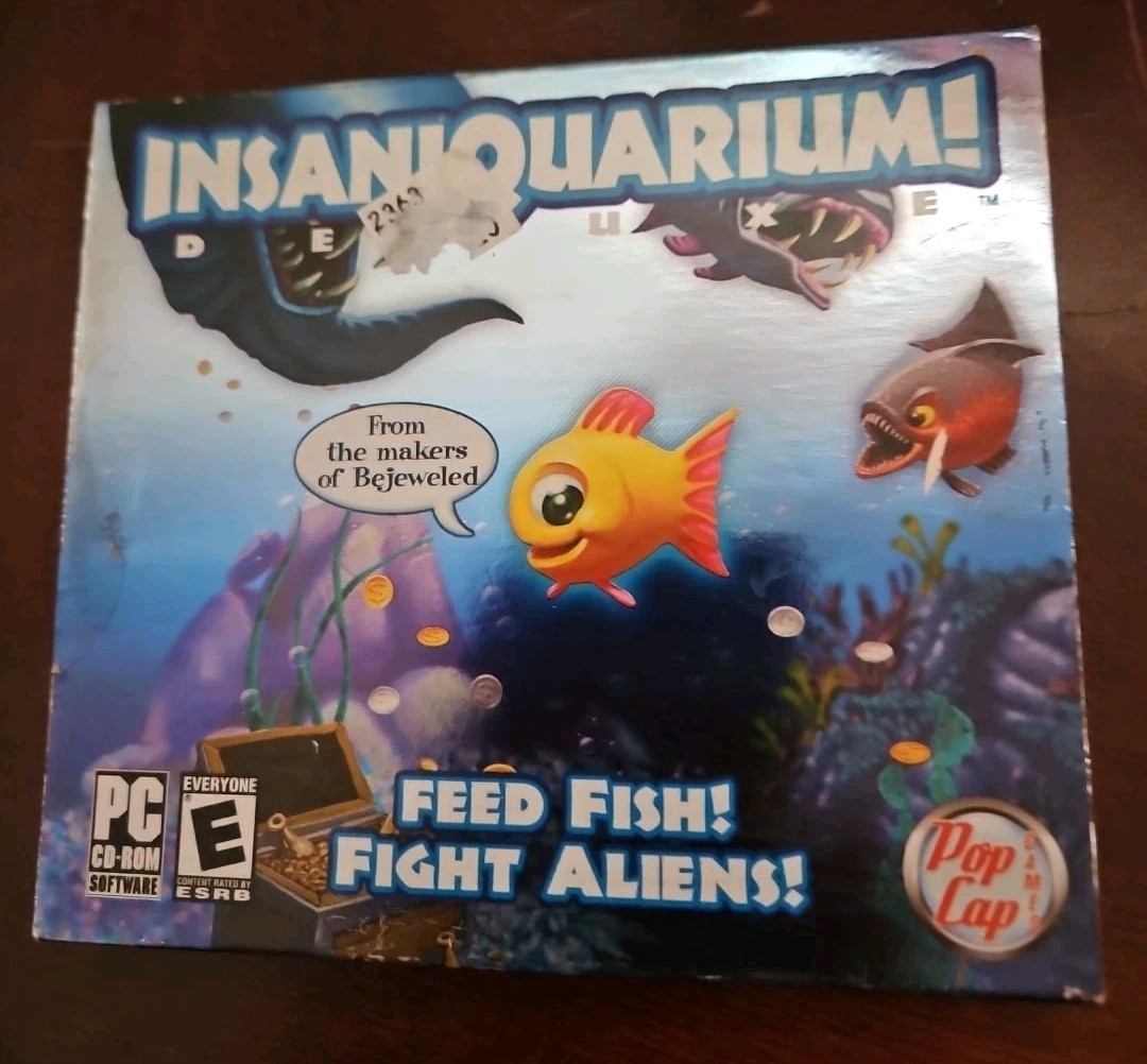 Insaniquarium Deluxe PC CD-ROM PopCap Games